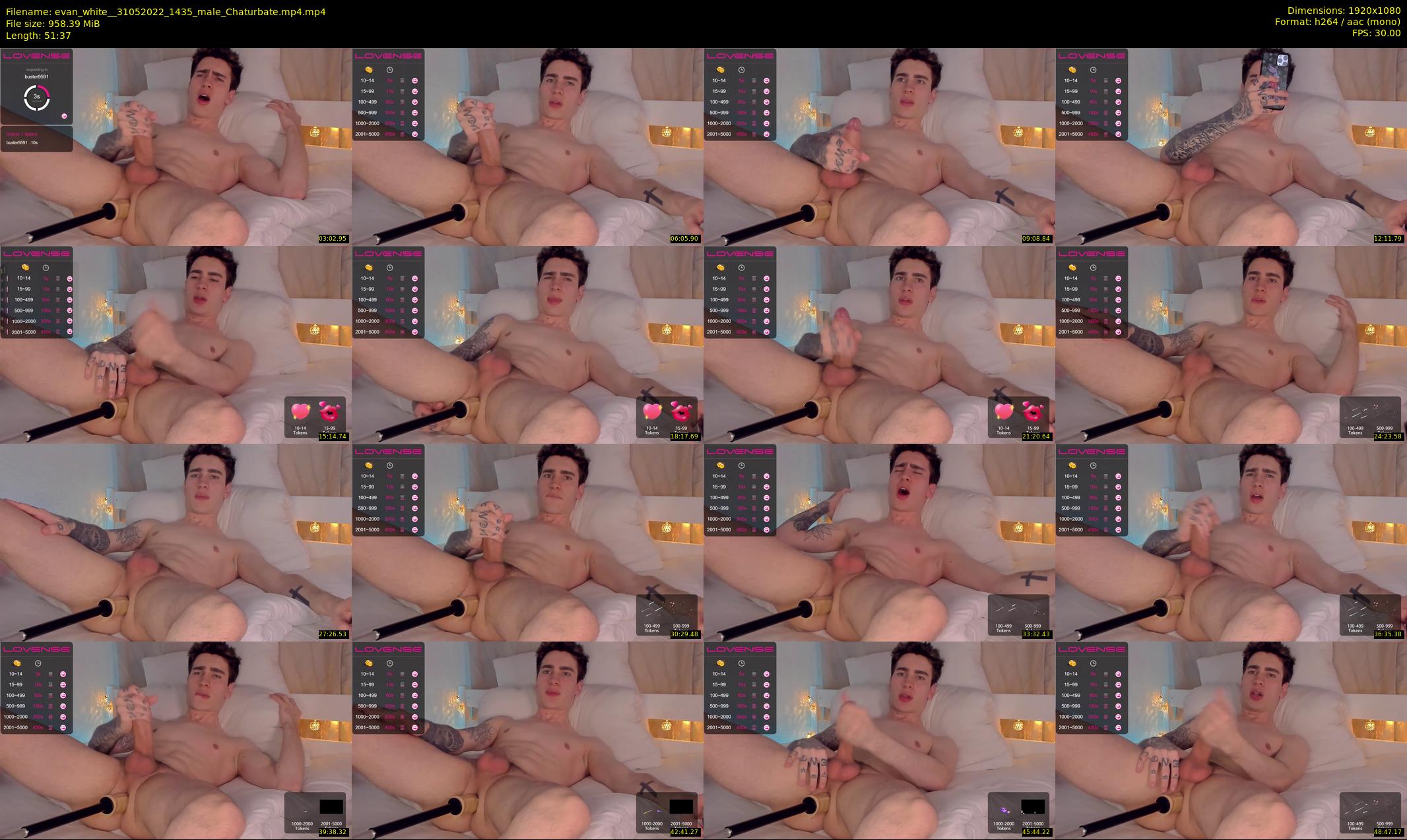 evan_white_ — 52 minute Chaturbate male cam show recording, 1080p, May 31, 2022