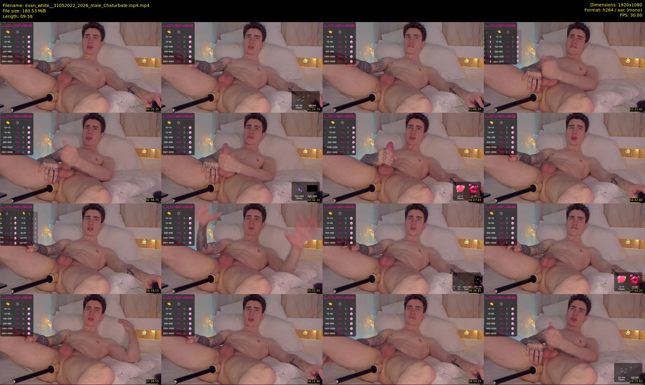 evan_white_ — 10 minute Chaturbate male cam show recording, 1080p, May 31, 2022