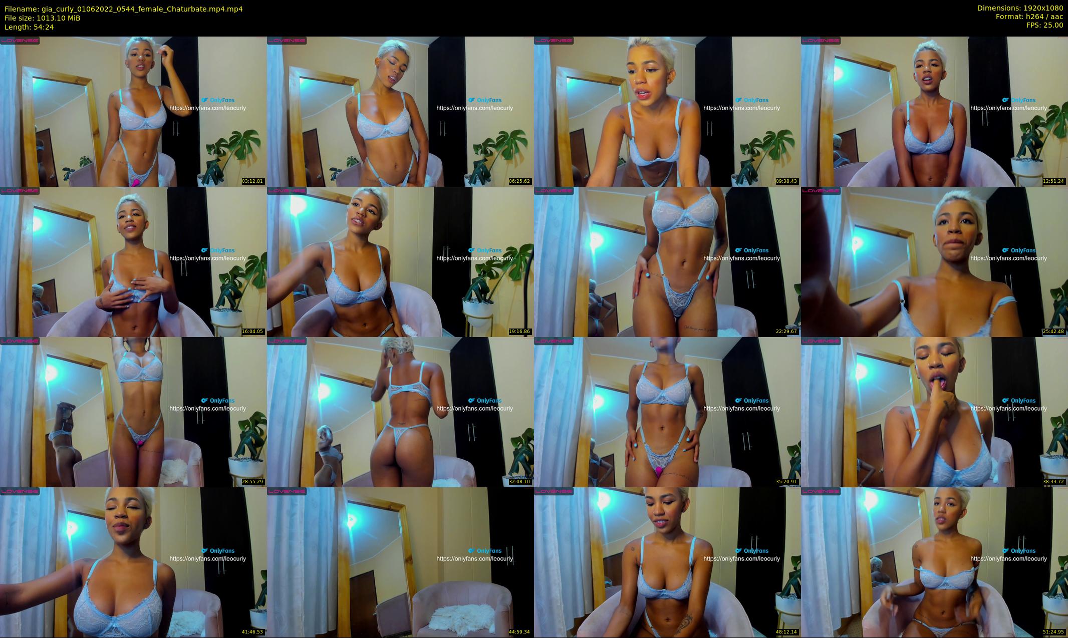gia_curly — 55 minute Chaturbate female cam show recording, 1080p, Jun 1, 2022