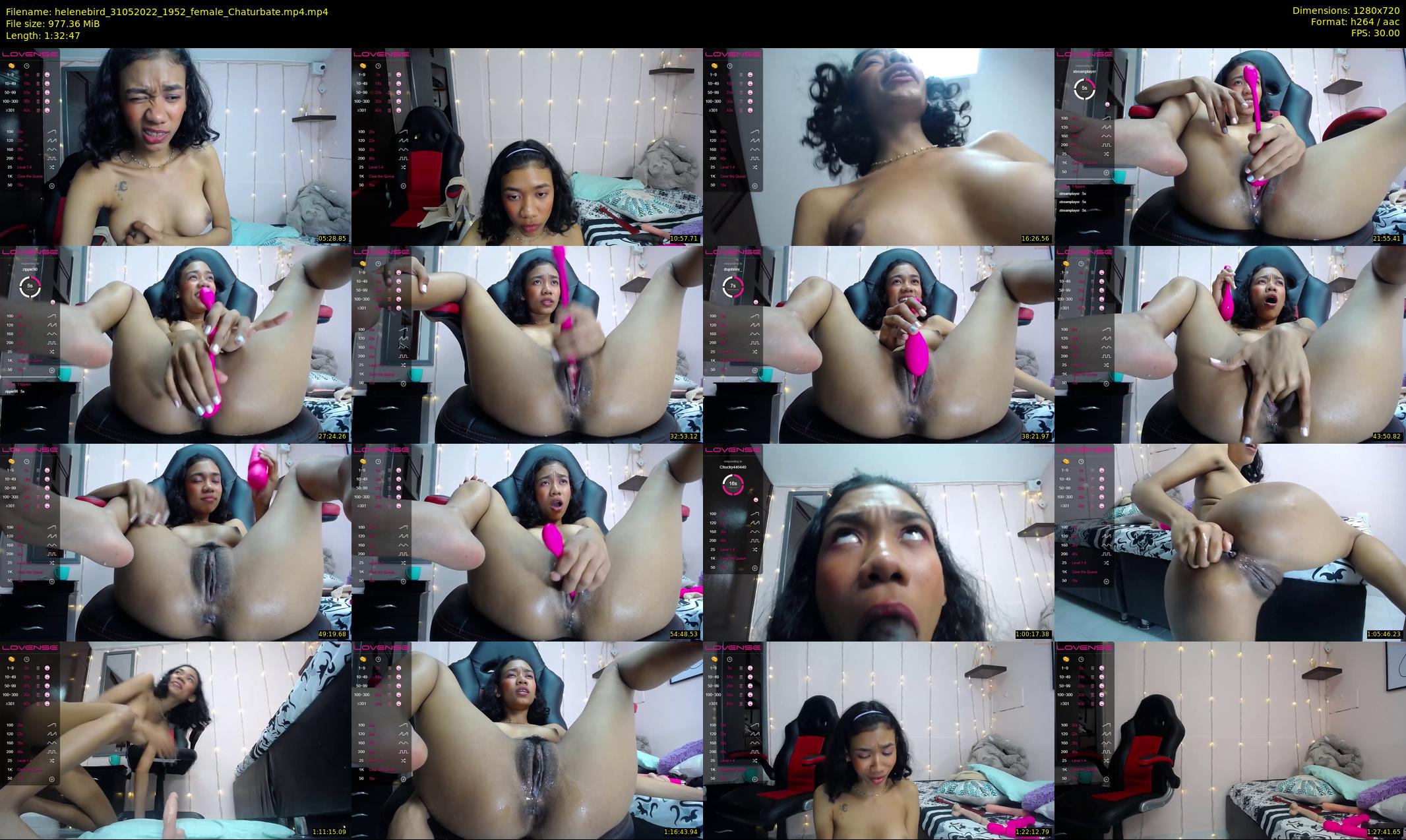 helenebird — 93 minute Chaturbate female cam show recording, 720p, May 31, 2022