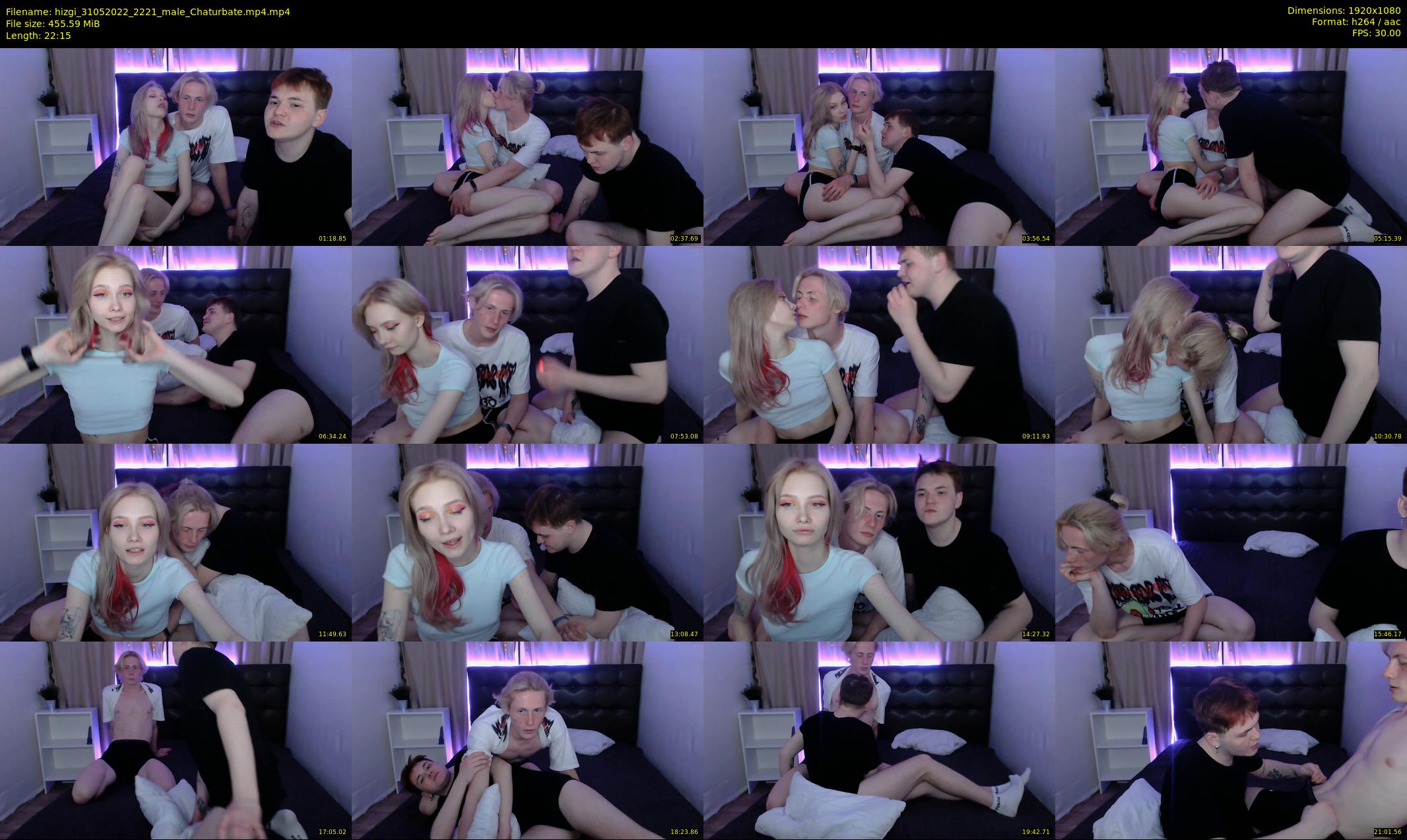 hizgi — 23 minute Chaturbate couple cam show recording, 1080p, May 31, 2022
