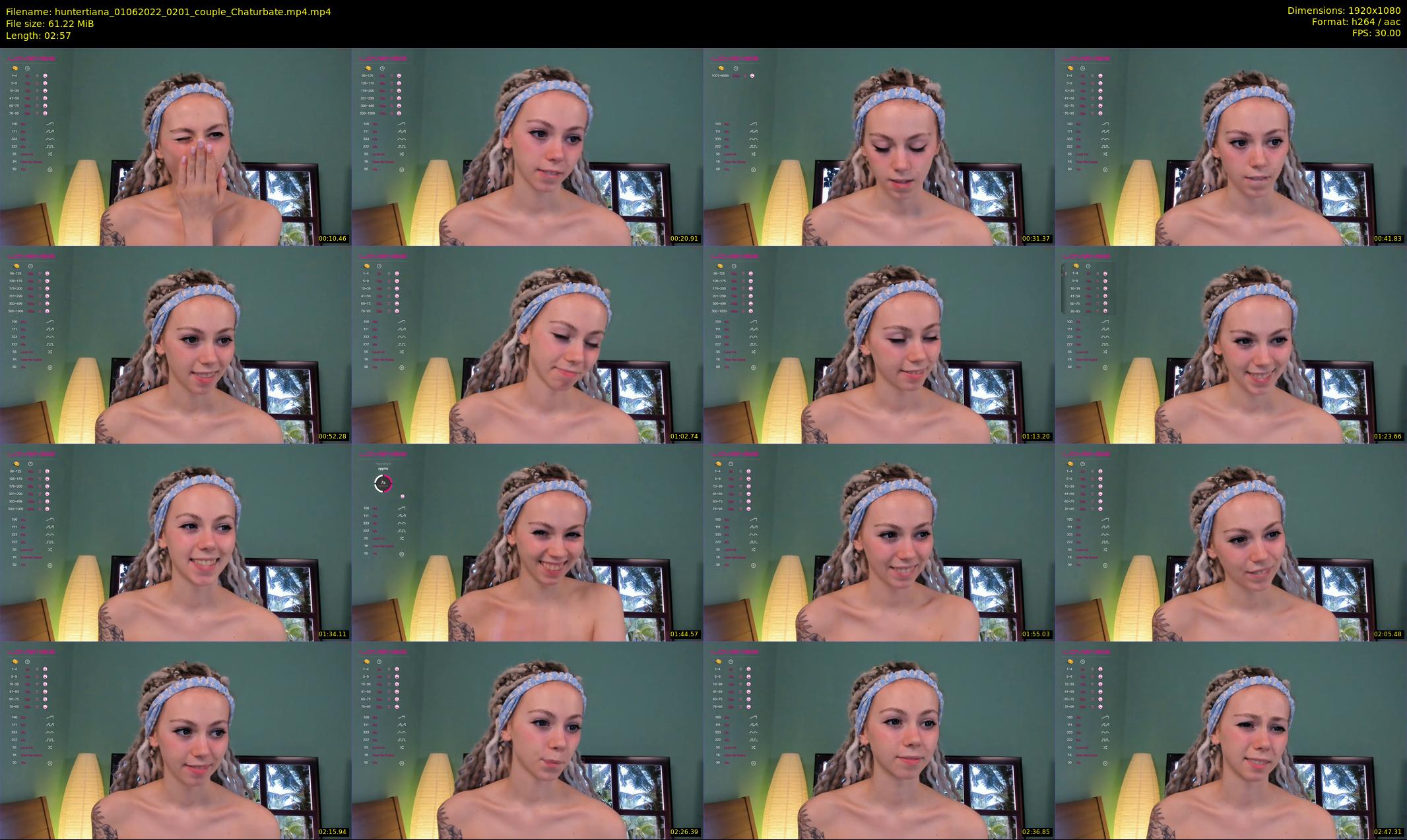 huntertiana — 3 minute Chaturbate female cam show recording, 1080p, Jun 1, 2022