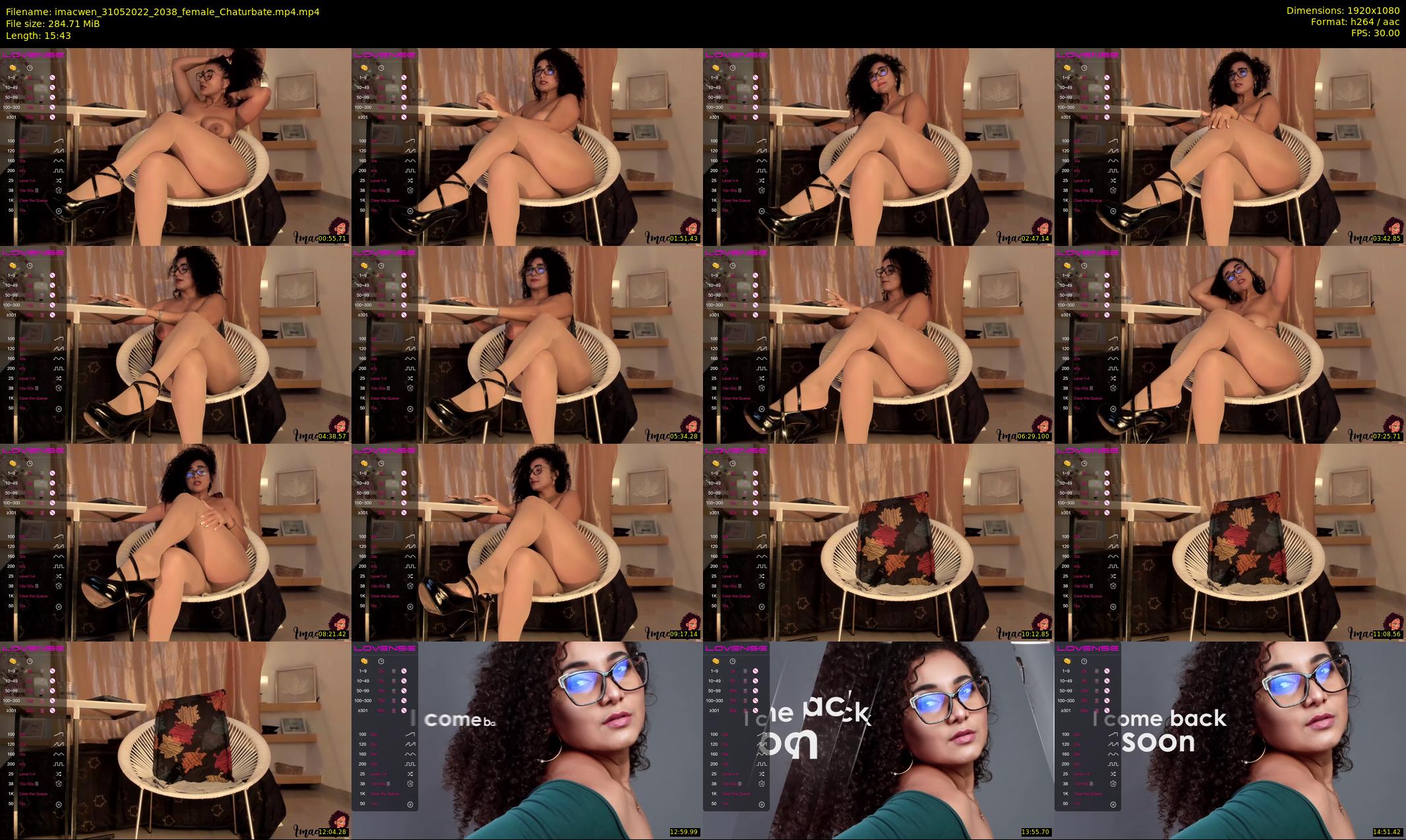 imacwen — 16 minute Chaturbate female cam show recording, 1080p, May 31, 2022