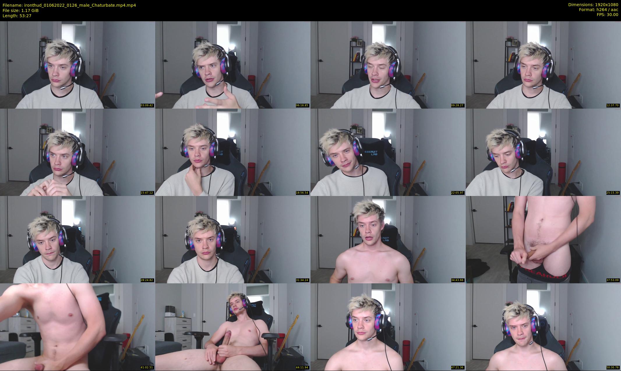 ironthud — 54 minute Chaturbate male cam show recording, 1080p, Jun 1, 2022