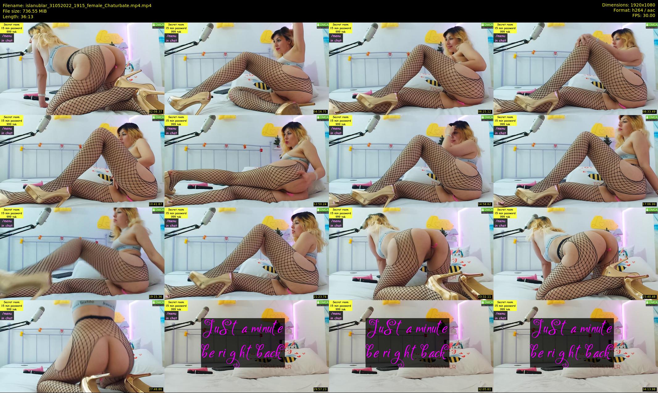 islanublar — 37 minute Chaturbate female cam show recording, 1080p, May 31, 2022