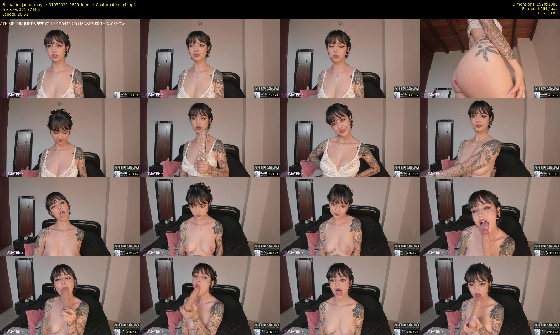 janne_maybe — 21 minute Chaturbate female cam show recording, 1080p, May 31, 2022