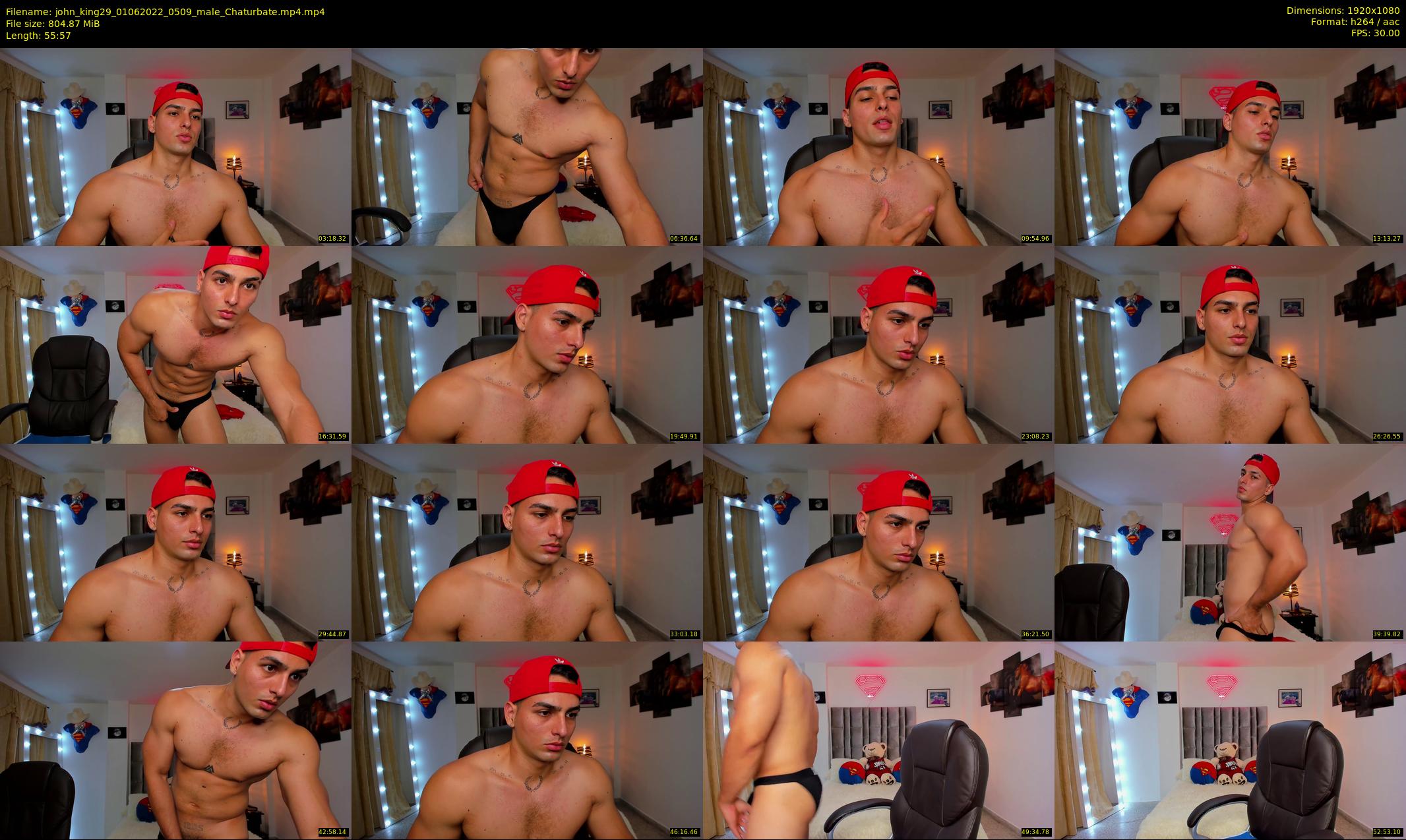 john_king29 — 56 minute Chaturbate male cam show recording, 1080p, Jun 1, 2022