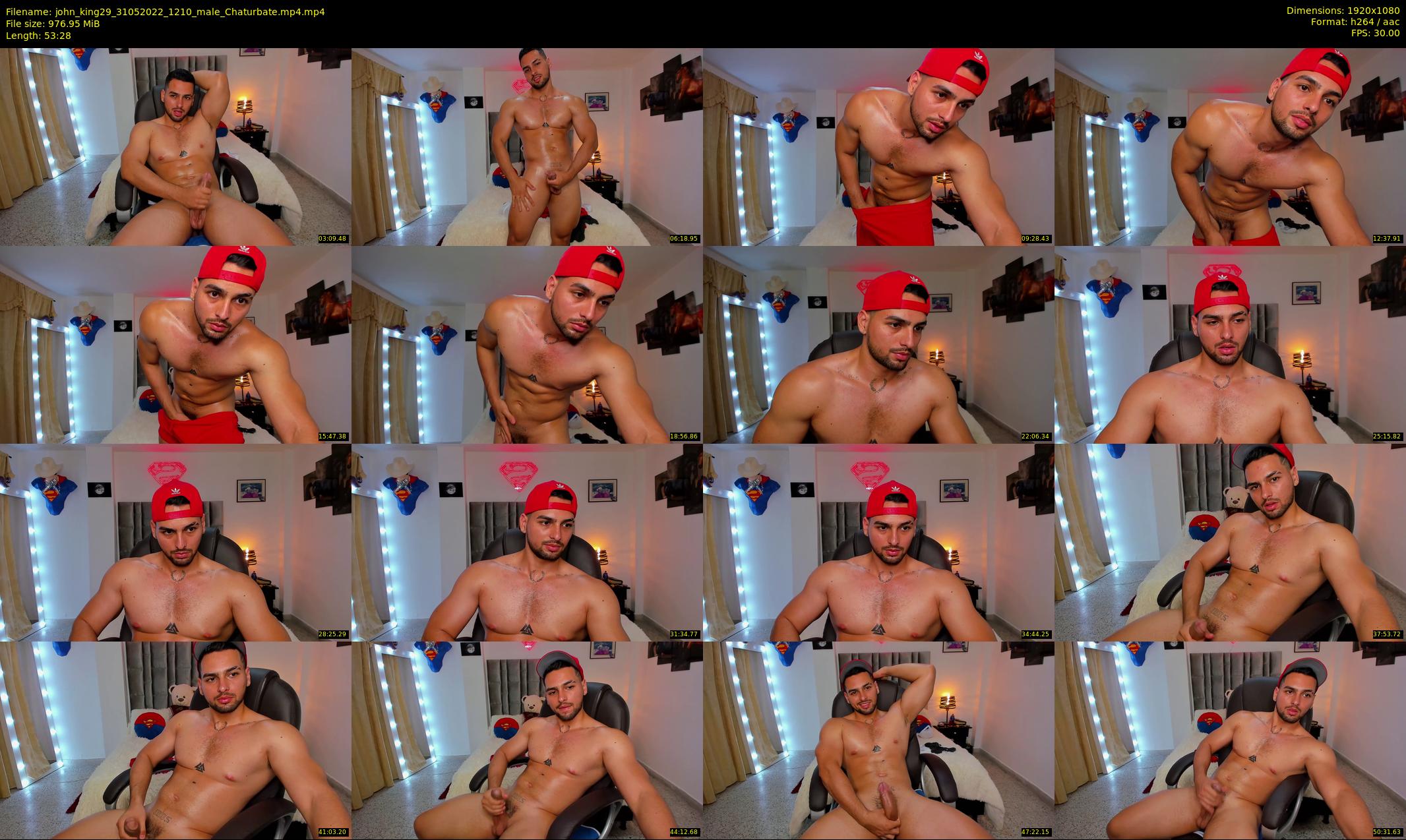 john_king29 — 54 minute Chaturbate male cam show recording, 1080p, May 31, 2022