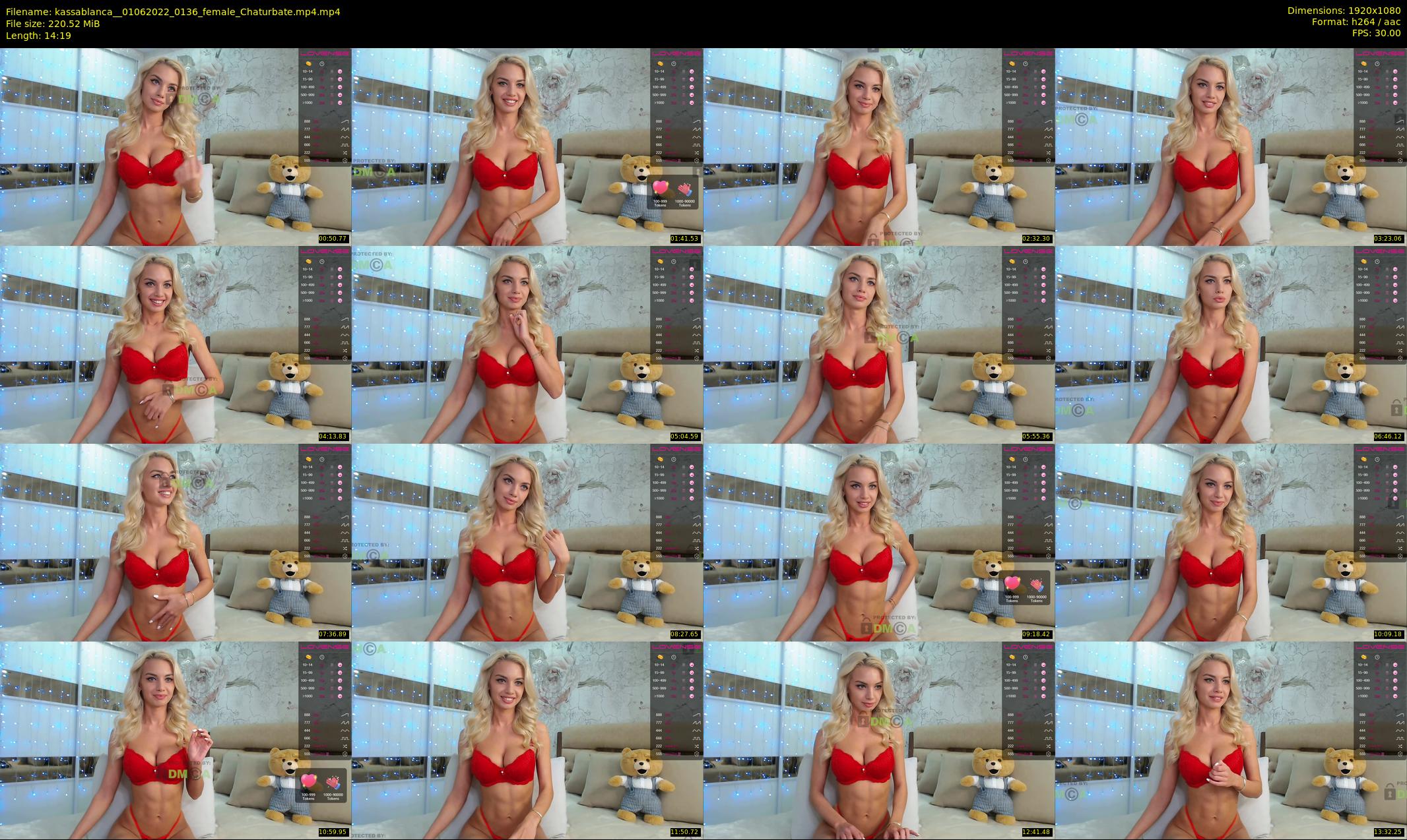 kassablanca_ — 15 minute Chaturbate female cam show recording, 1080p, Jun 1, 2022