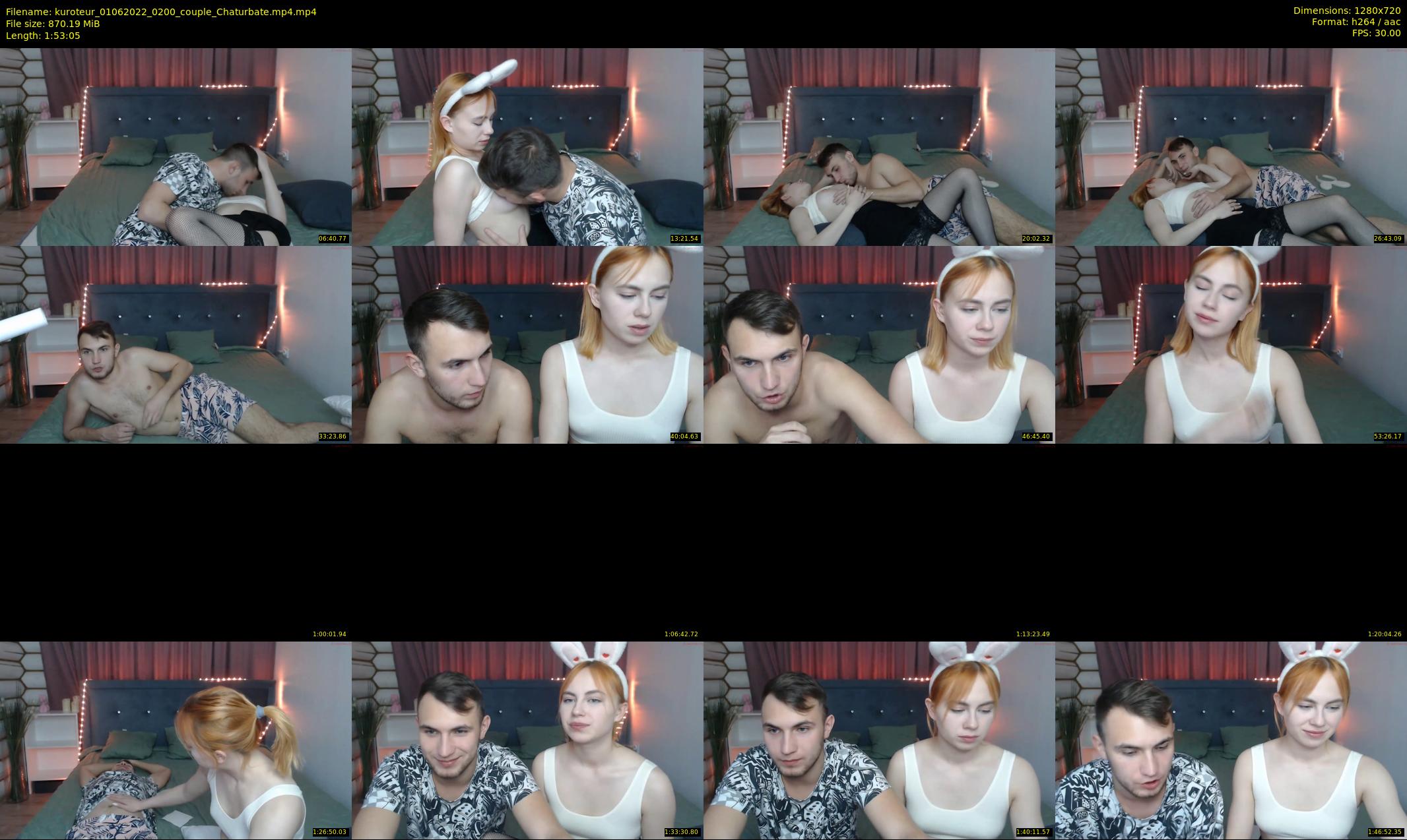 kuroteur — 114 minute Chaturbate couple cam show recording, 720p, Jun 1, 2022
