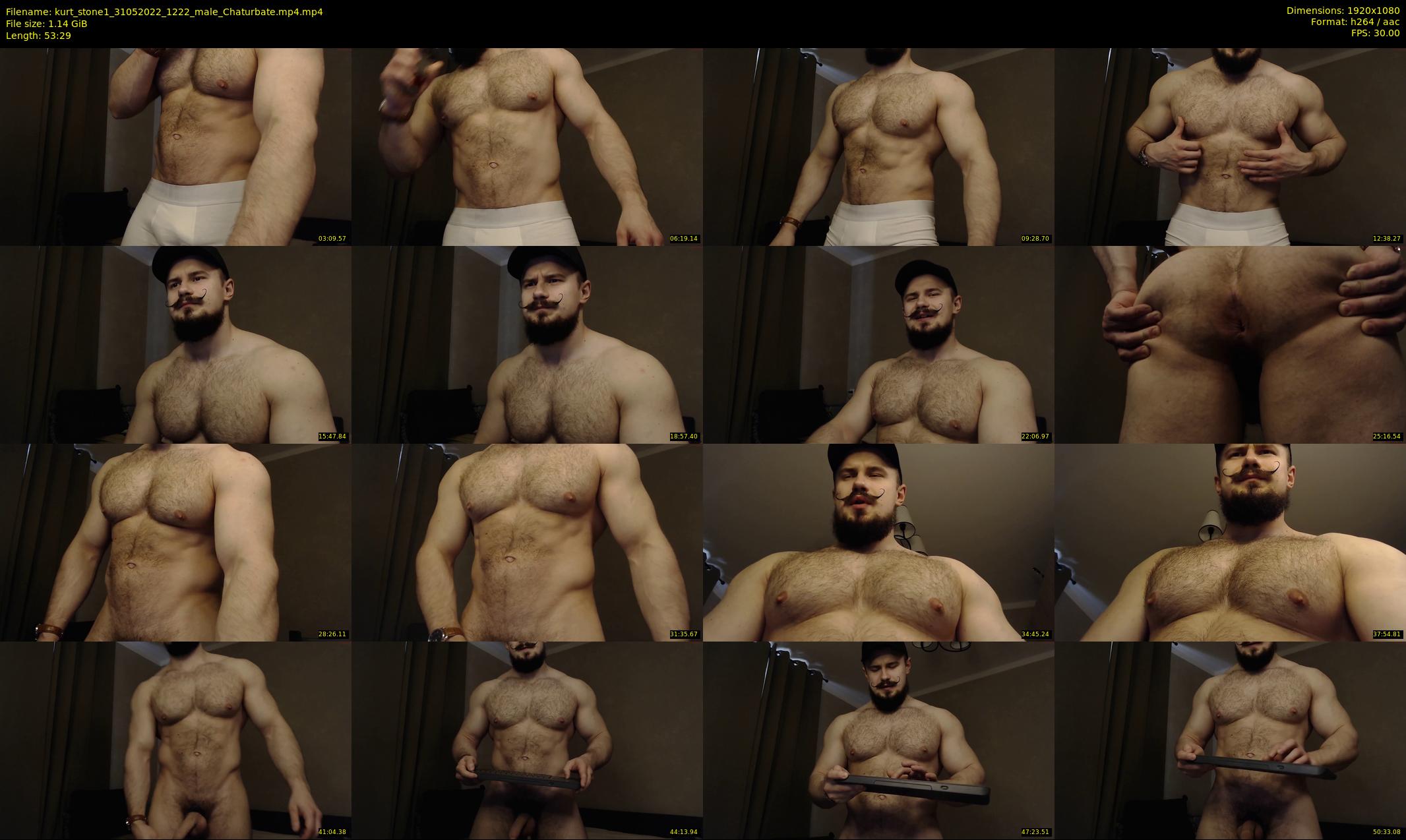 kurt_stone1 — 54 minute Chaturbate male cam show recording, 1080p, May 31, 2022