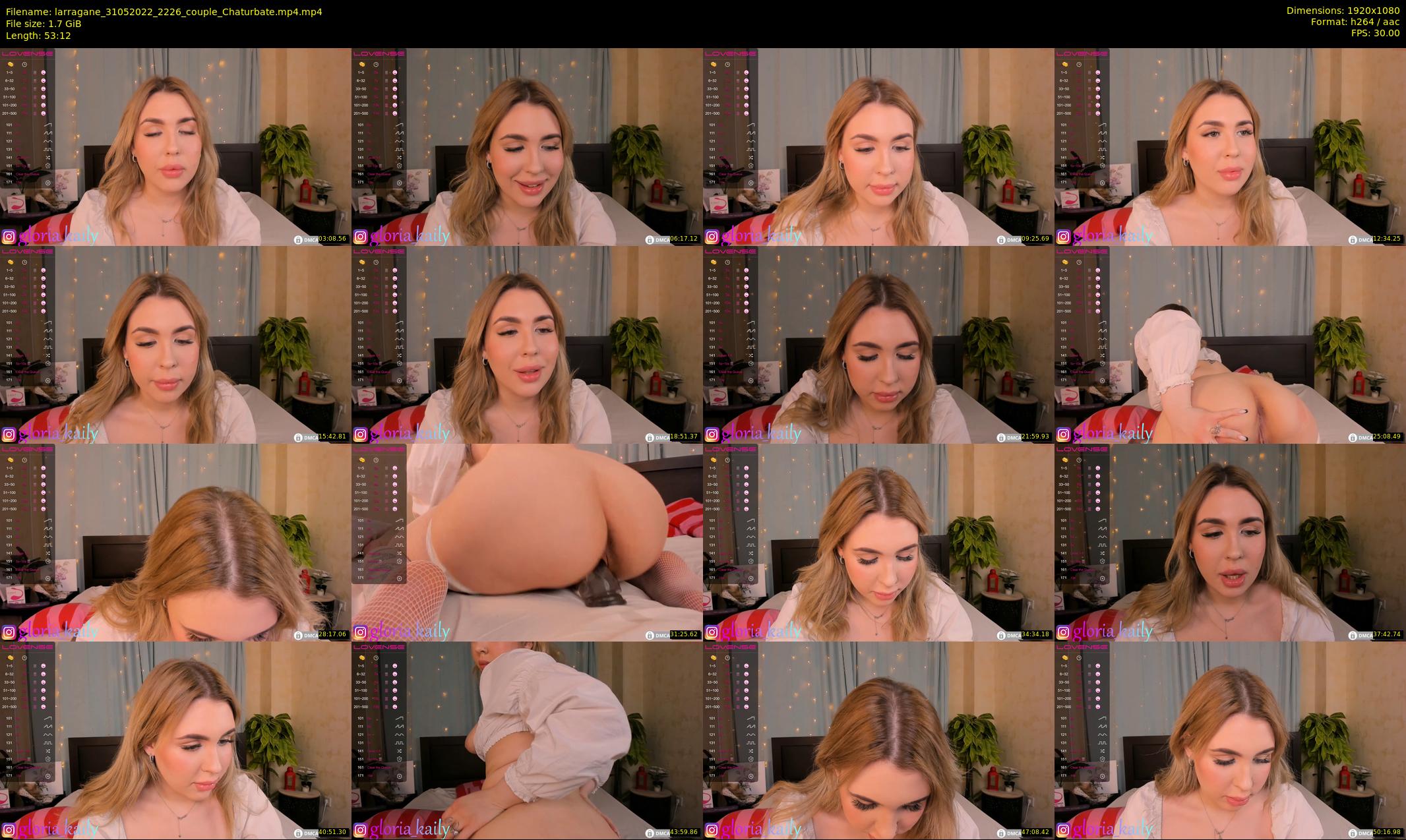 larragane — 54 minute Chaturbate couple cam show recording, 1080p, May 31, 2022