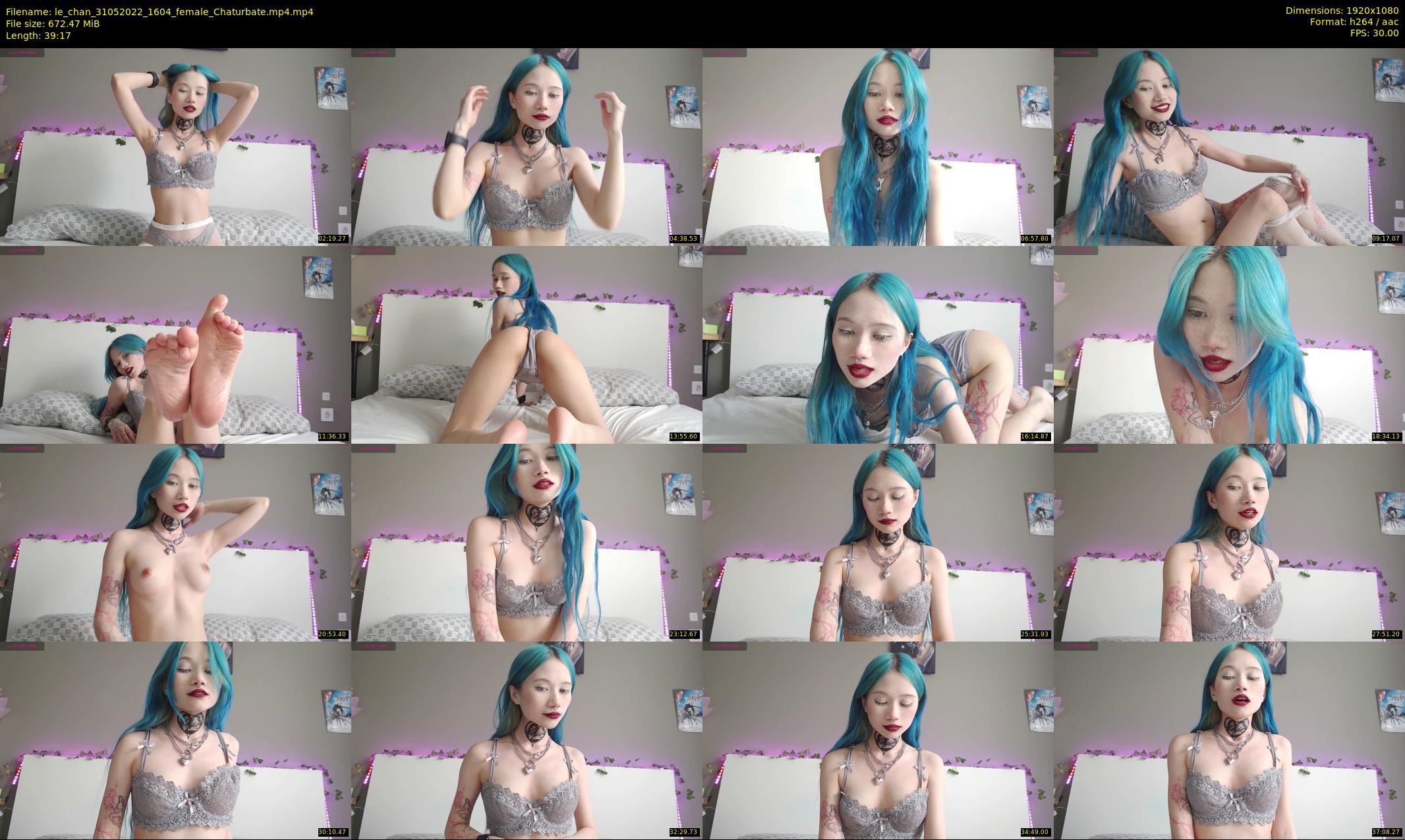 le_chan — 40 minute Chaturbate female cam show recording, 1080p, May 31, 2022