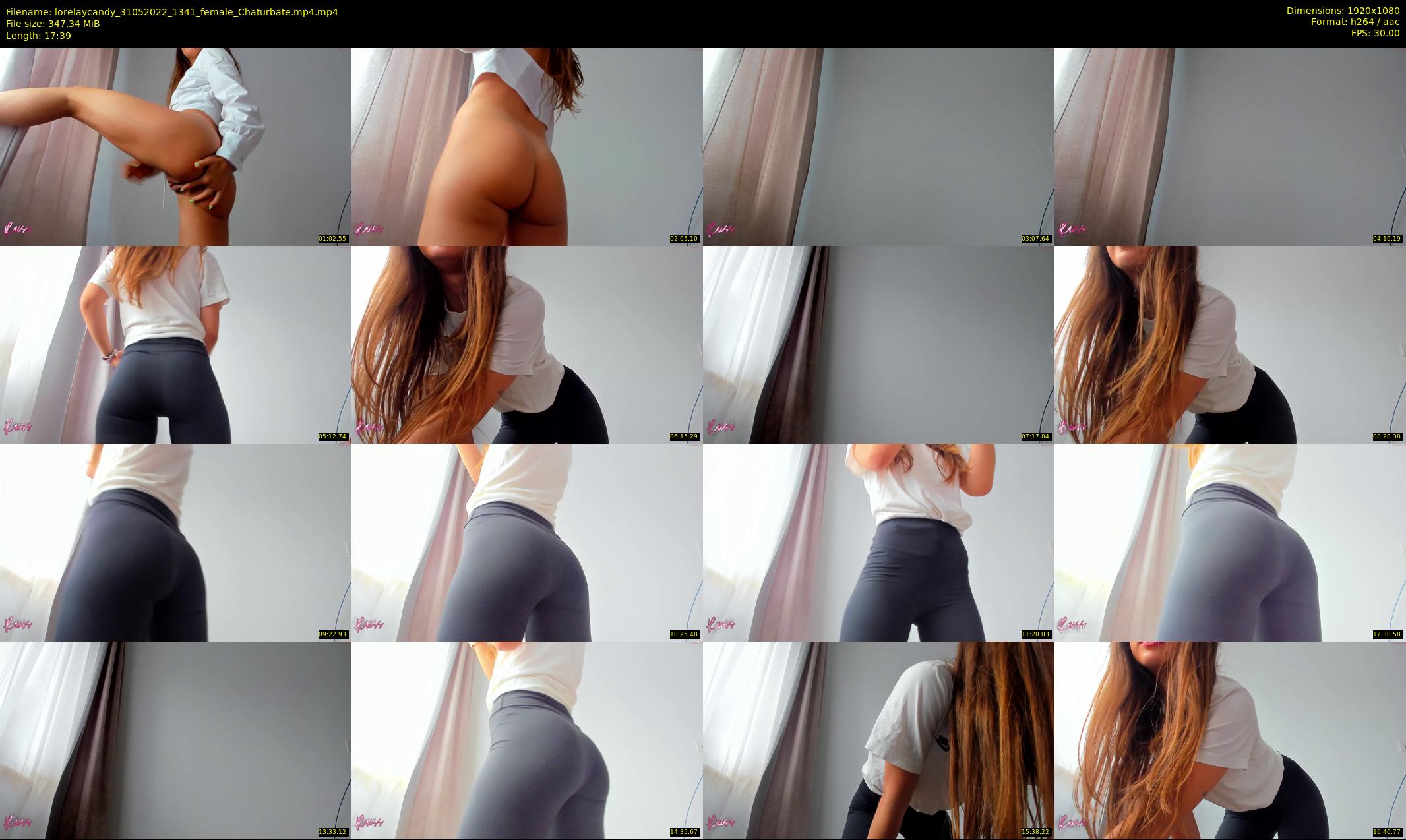 lorelaycandy — 18 minute Chaturbate female cam show recording, 1080p, May 31, 2022