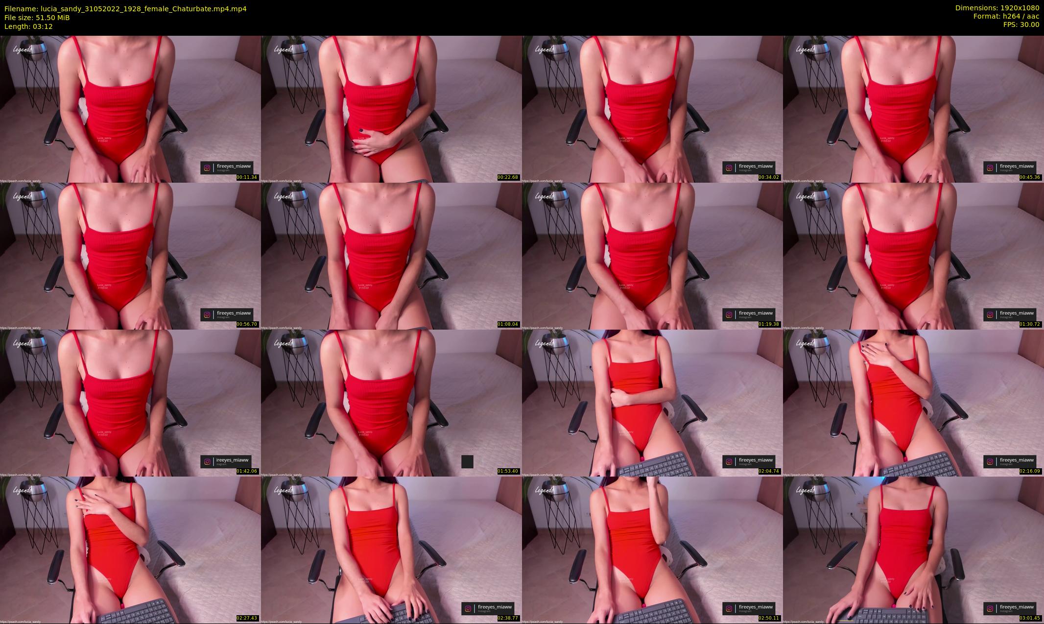 lucia_sandy — 4 minute Chaturbate female cam show recording, 1080p, May 31, 2022