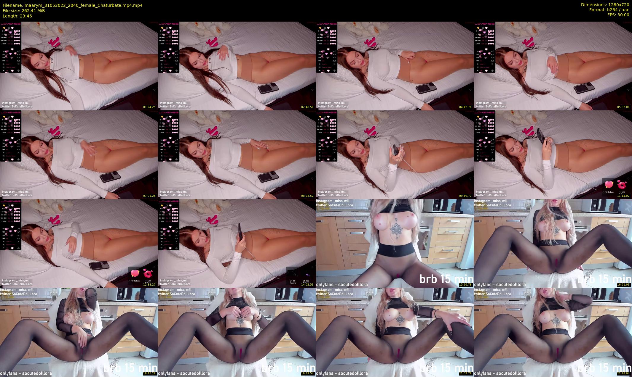 maarym — 24 minute Chaturbate couple cam show recording, 720p, May 31, 2022
