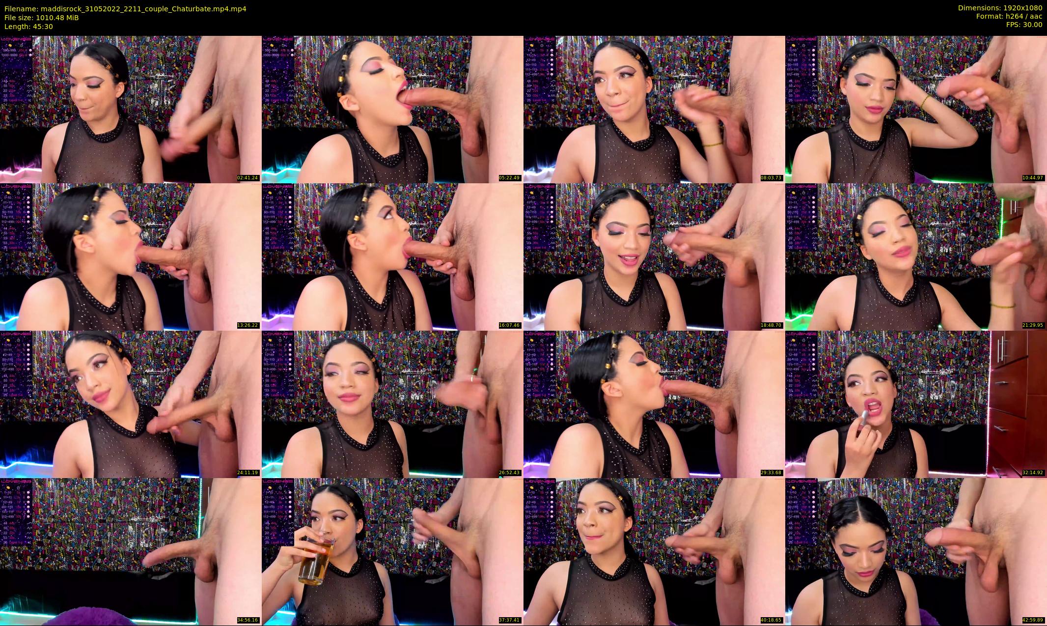 maddisrock — 46 minute Chaturbate couple cam show recording, 1080p, May 31, 2022
