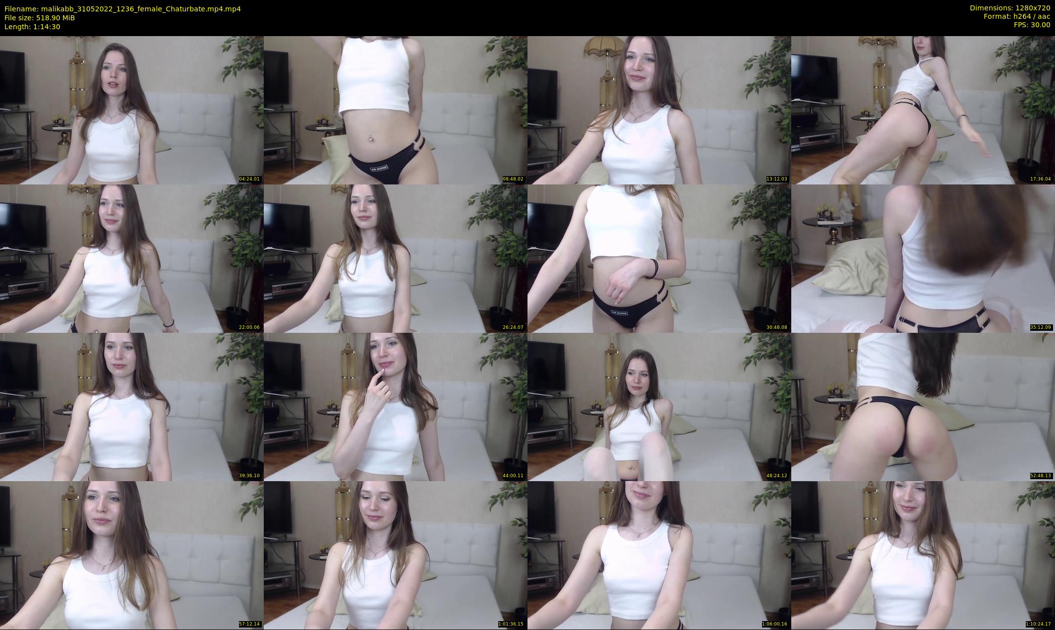 malikabb — 75 minute Chaturbate female cam show recording, 720p, May 31, 2022