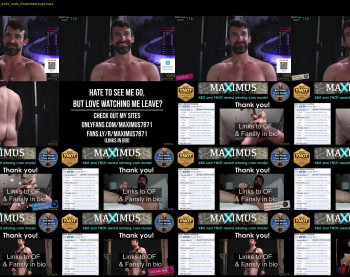 maximus_787 — 4 minute Chaturbate male cam show recording, 1080p, Jun 1, 2022