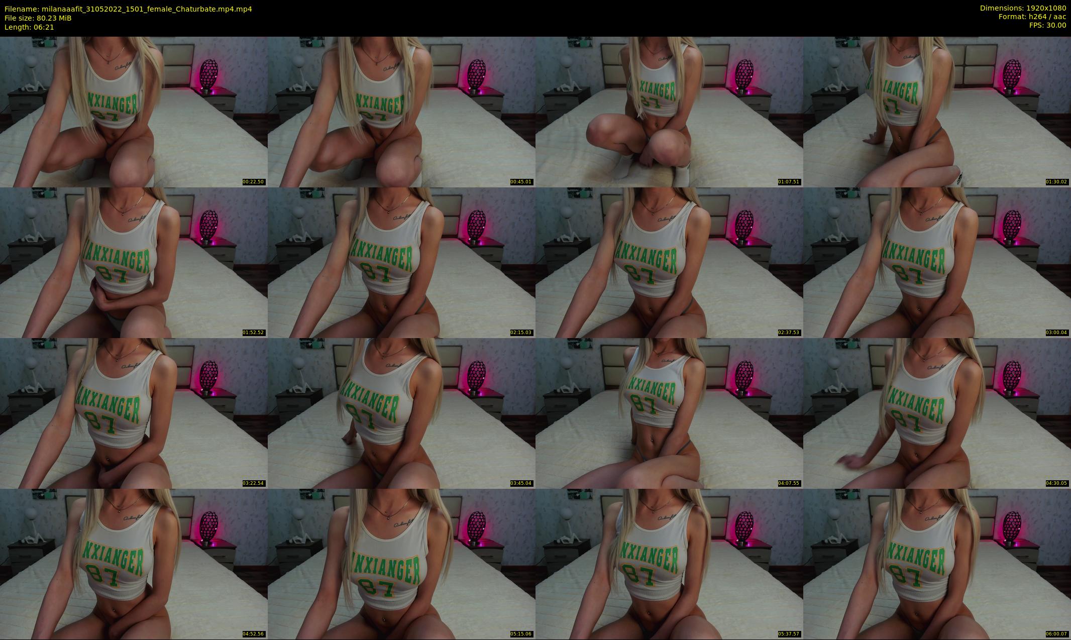 milanaaafit — 7 minute Chaturbate couple cam show recording, 1080p, May 31, 2022
