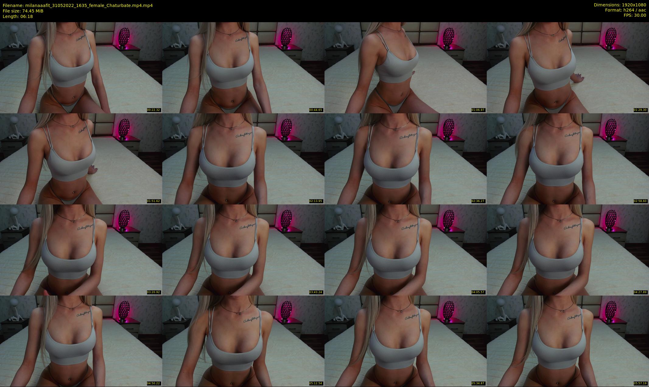 milanaaafit — 7 minute Chaturbate couple cam show recording, 1080p, May 31, 2022