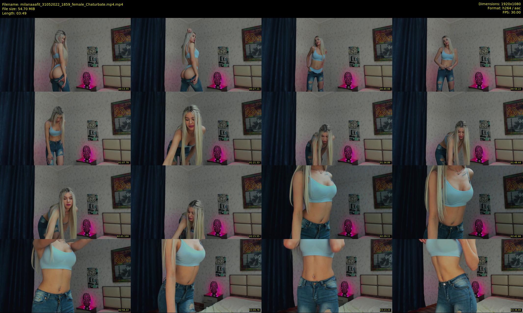 milanaaafit — 4 minute Chaturbate couple cam show recording, 1080p, May 31, 2022