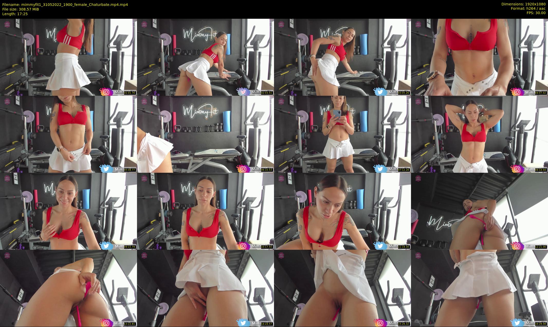 mimmyfit1 — 18 minute Chaturbate female cam show recording, 1080p, May 31, 2022