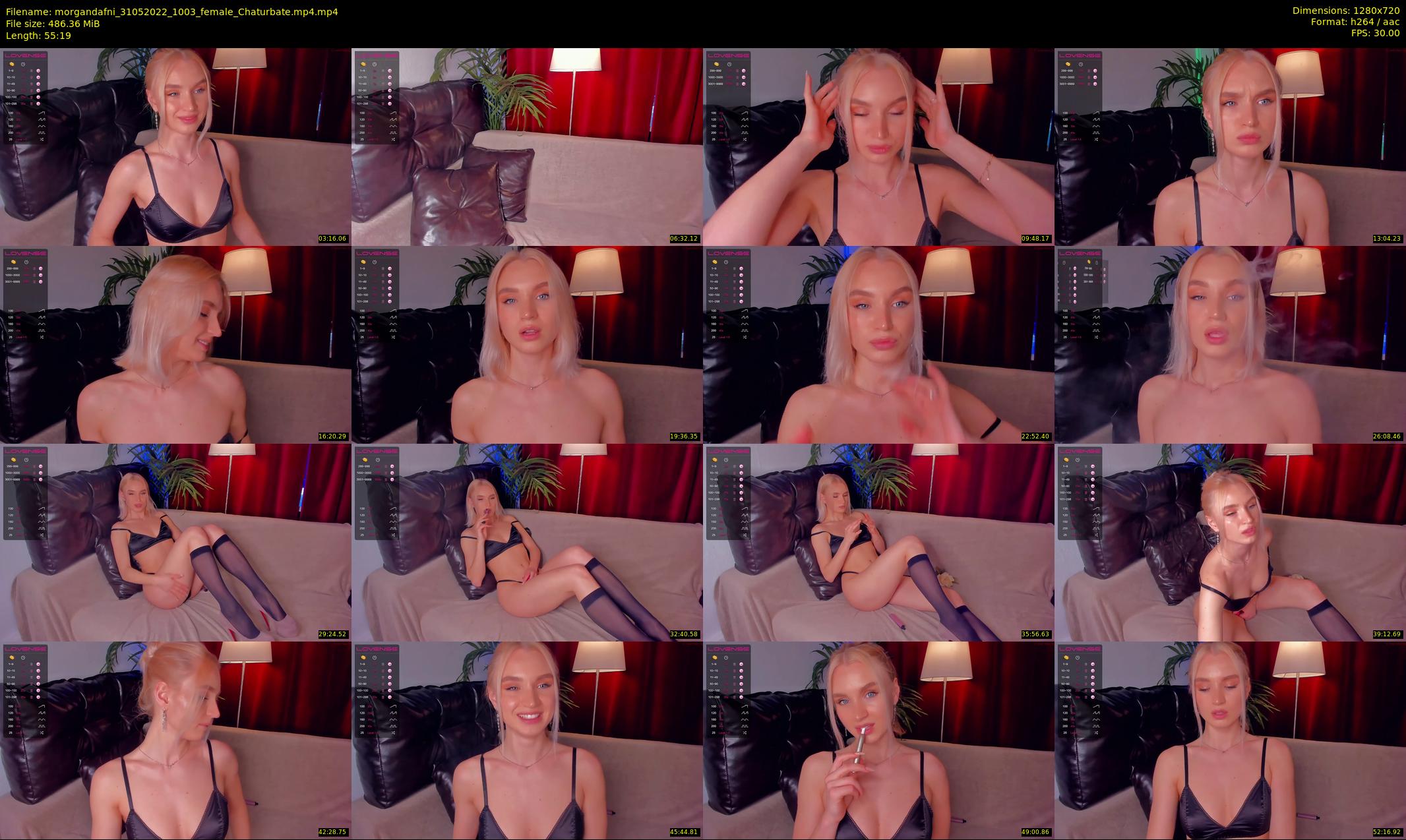 morgandafni — 56 minute Chaturbate couple cam show recording, 720p, May 31, 2022