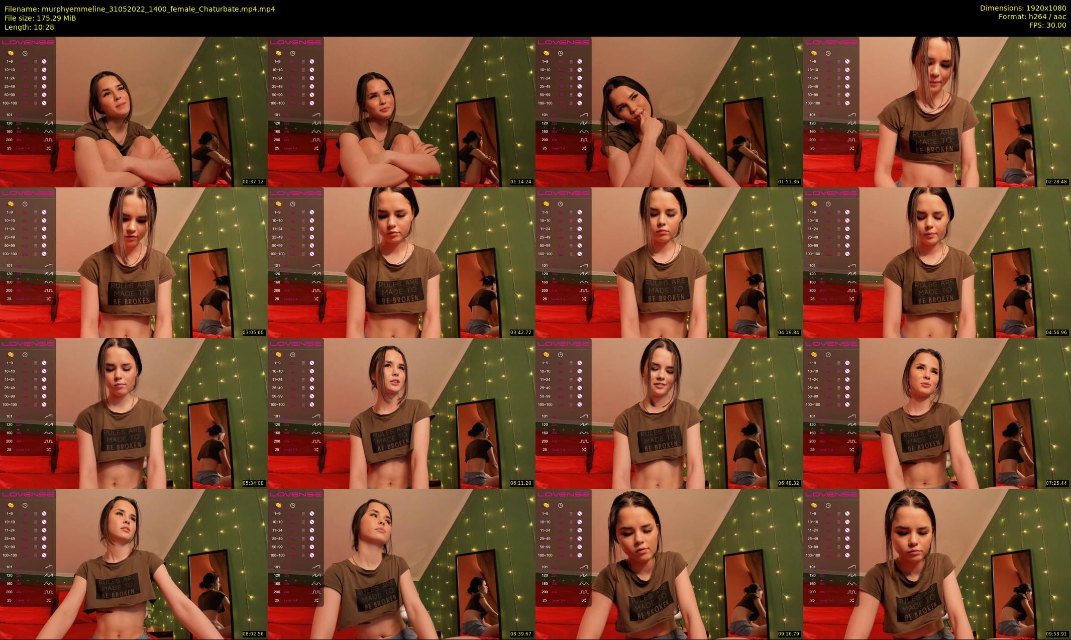 murphyemmeline — 11 minute Chaturbate female cam show recording, 1080p, May 31, 2022