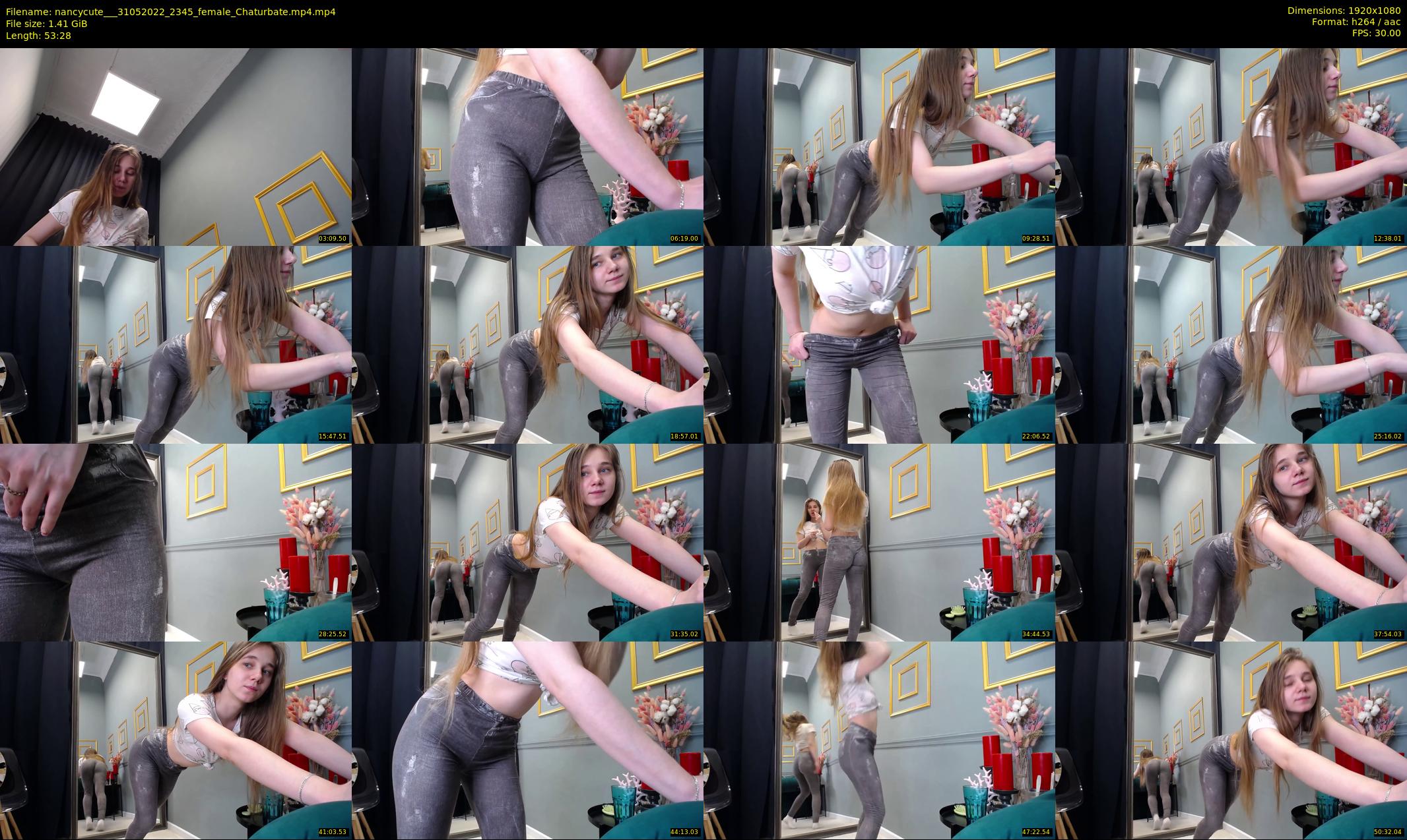 nancycute__ — 54 minute Chaturbate female cam show recording, 1080p, May 31, 2022