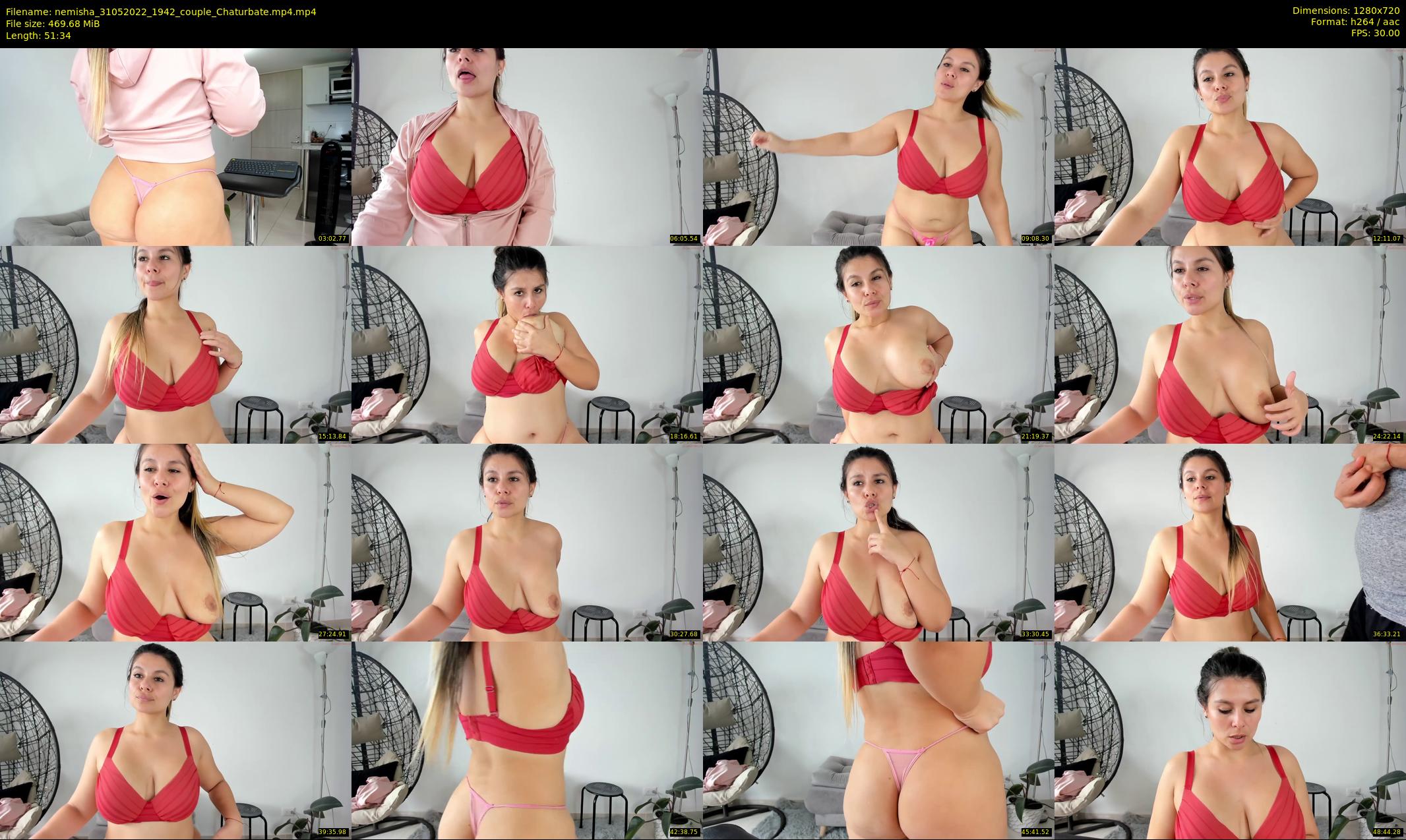 nemisha — 52 minute Chaturbate female cam show recording, 720p, May 31, 2022