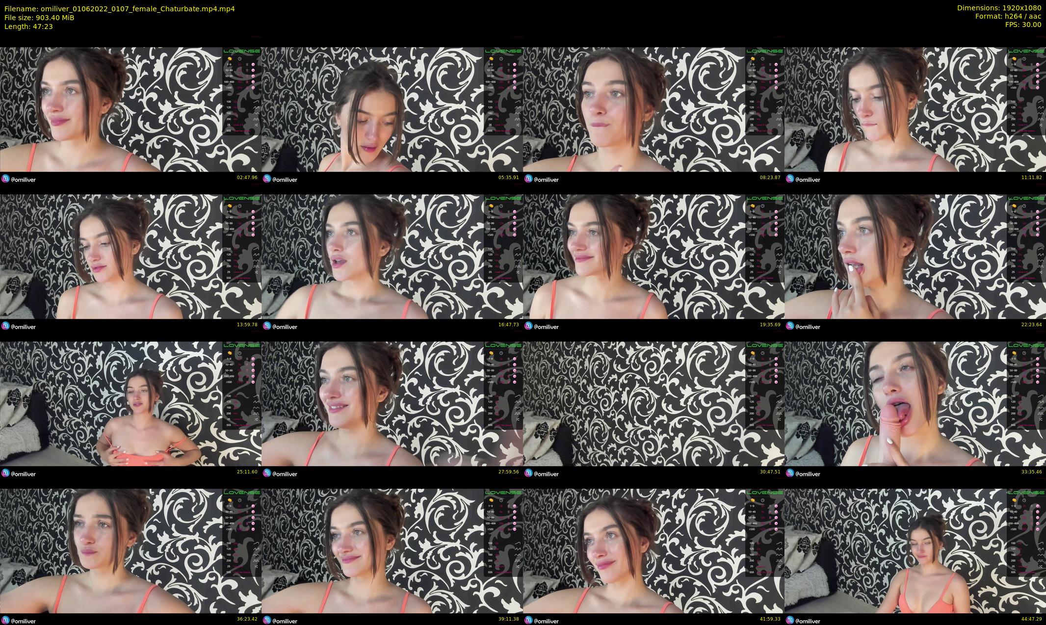 omiliver — 48 minute Chaturbate female cam show recording, 1080p, Jun 1, 2022