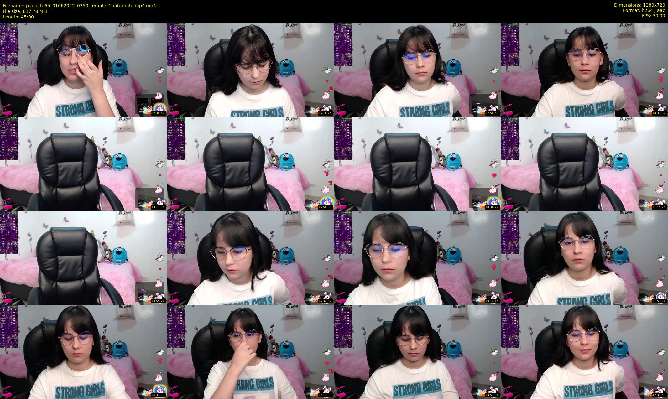 paulette65 — 45 minute Chaturbate female cam show recording, 720p, Jun 1, 2022