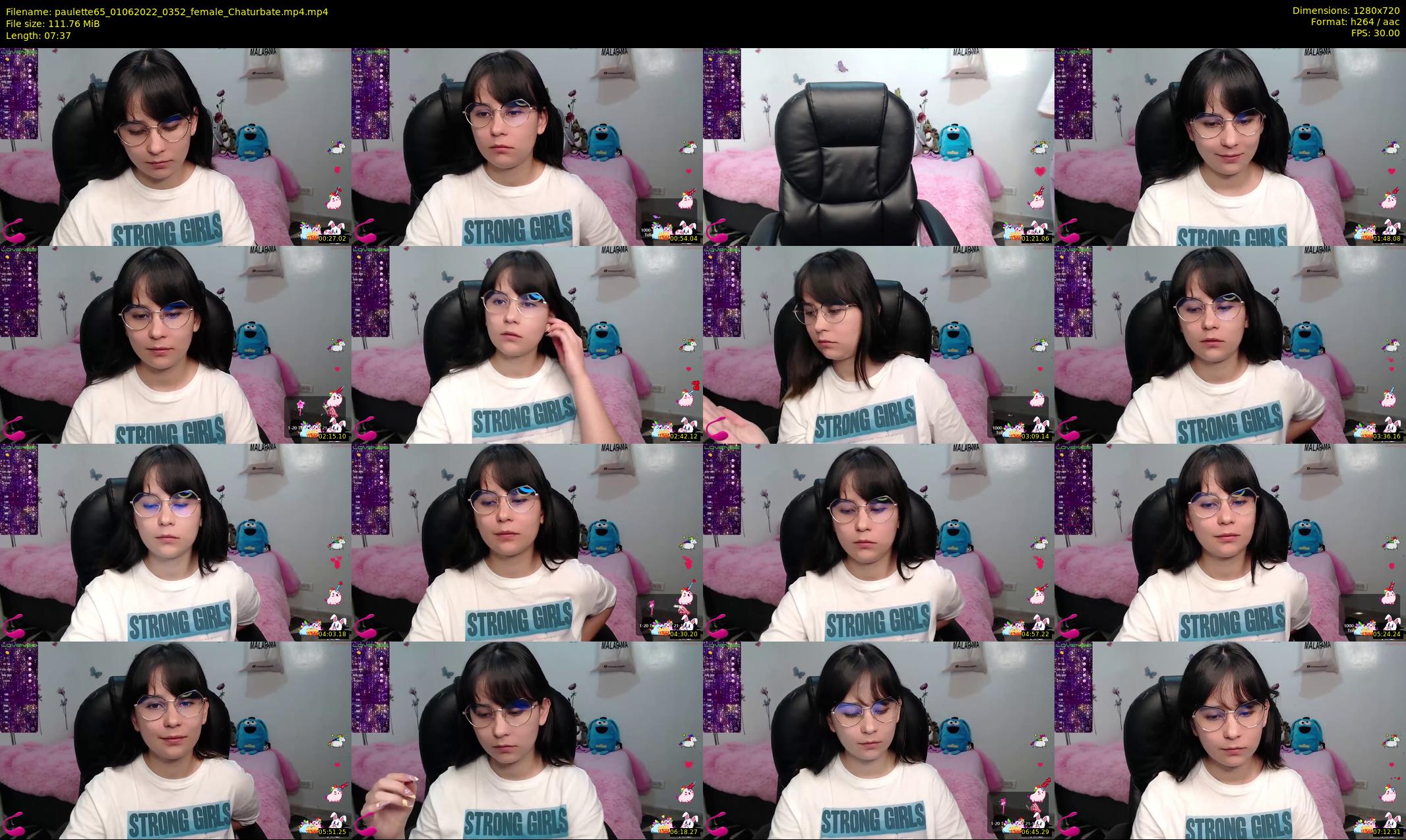 paulette65 — 8 minute Chaturbate female cam show recording, 720p, Jun 1, 2022