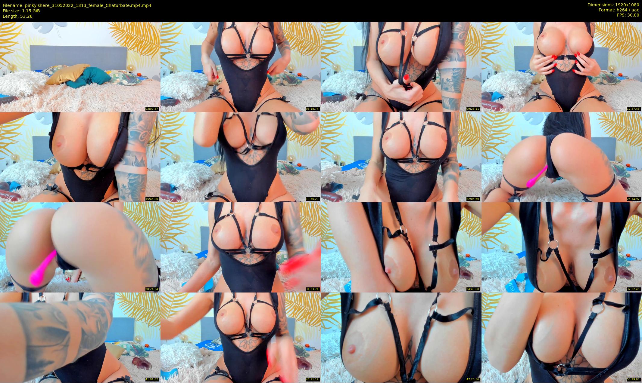 pinkyishere — 54 minute Chaturbate female cam show recording, 1080p, May 31, 2022