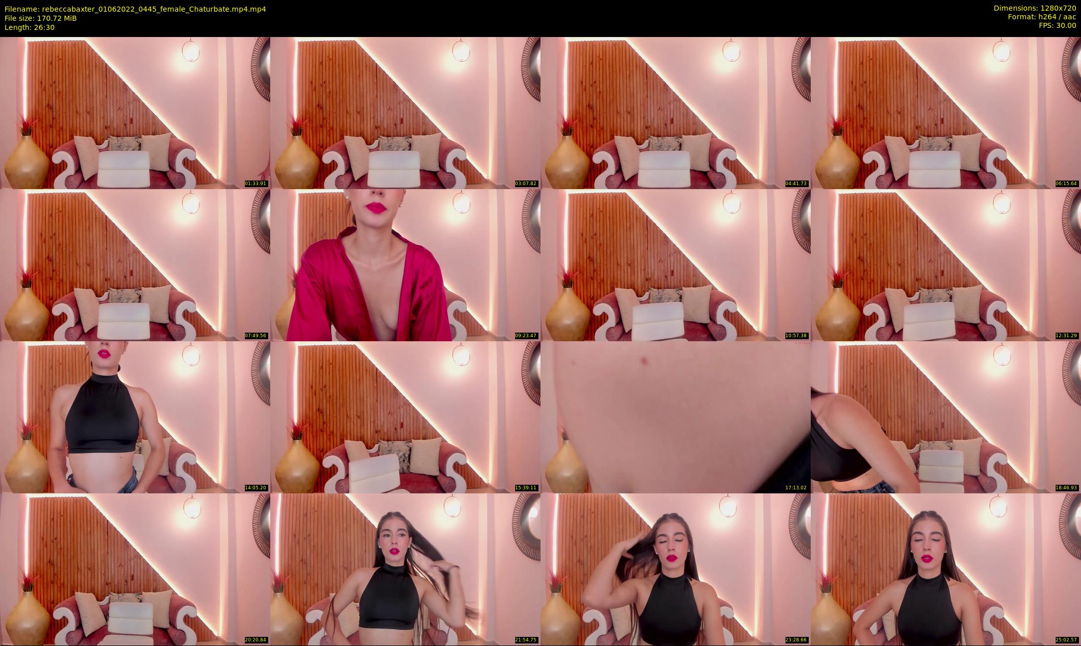 rebeccabaxter — 27 minute Chaturbate female cam show recording, 720p, Jun 1, 2022