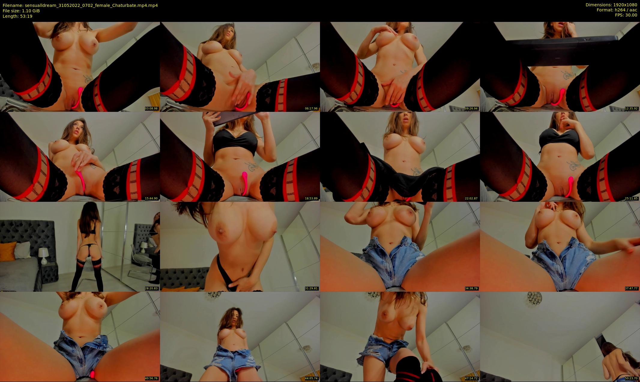 sensualldream — 54 minute Chaturbate female cam show recording, 1080p, May 31, 2022