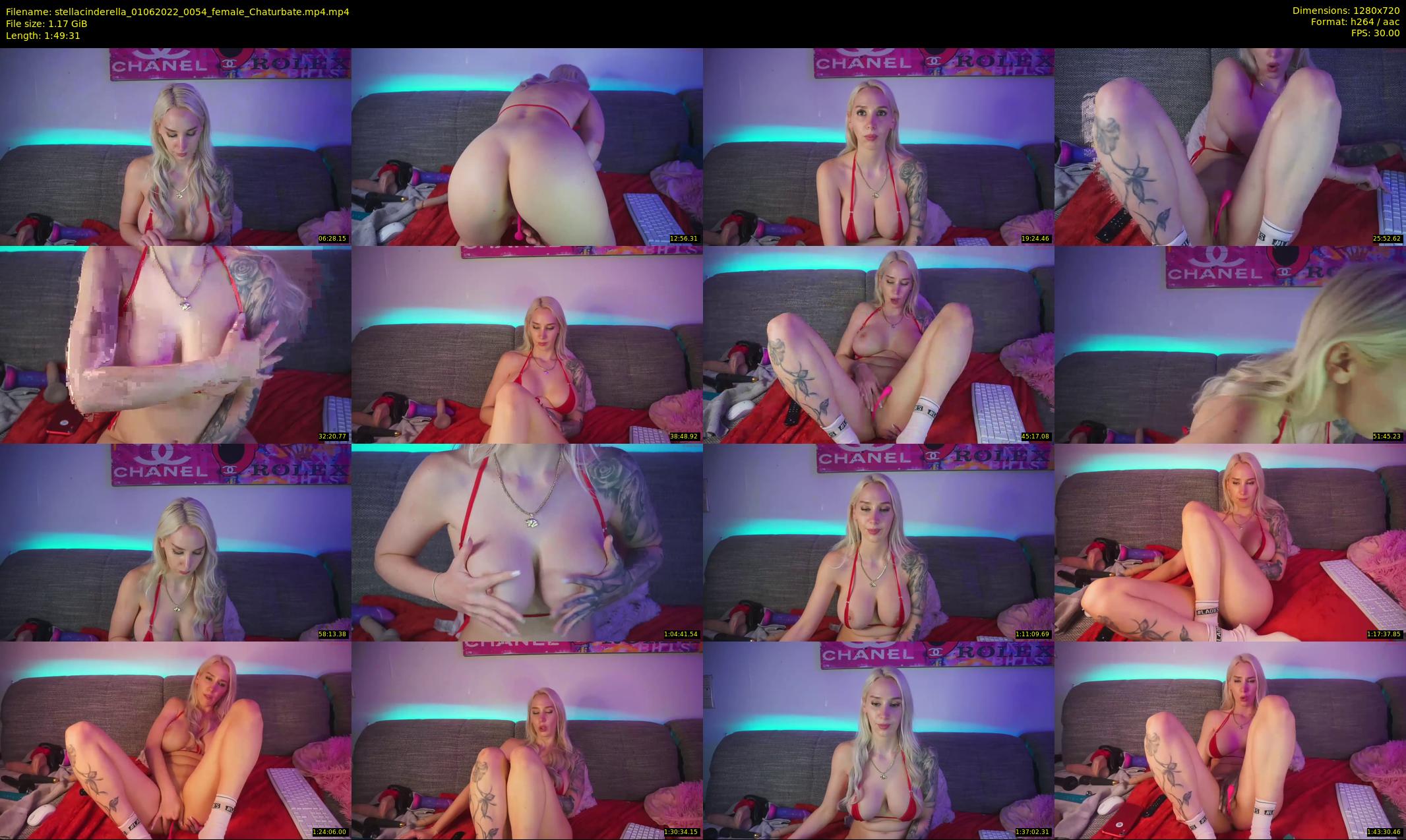 stellacinderella — 110 minute Chaturbate female cam show recording, 720p, Jun 1, 2022