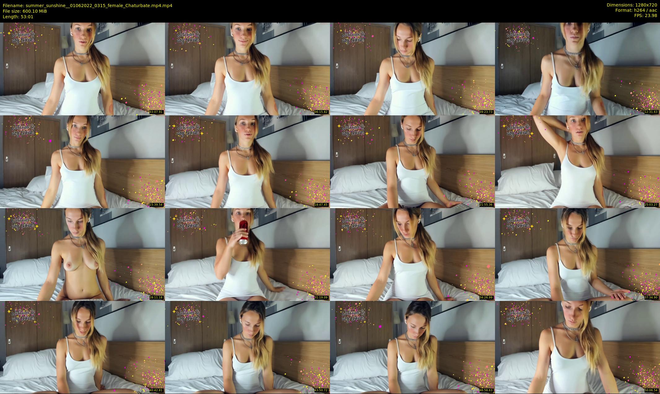 summer_sunshine_ — 54 minute Chaturbate female cam show recording, 720p, Jun 1, 2022