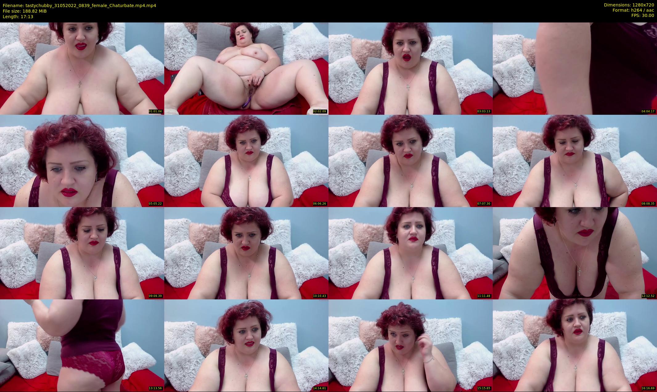 tastychubby — 18 minute Chaturbate female cam show recording, 720p, May 31, 2022