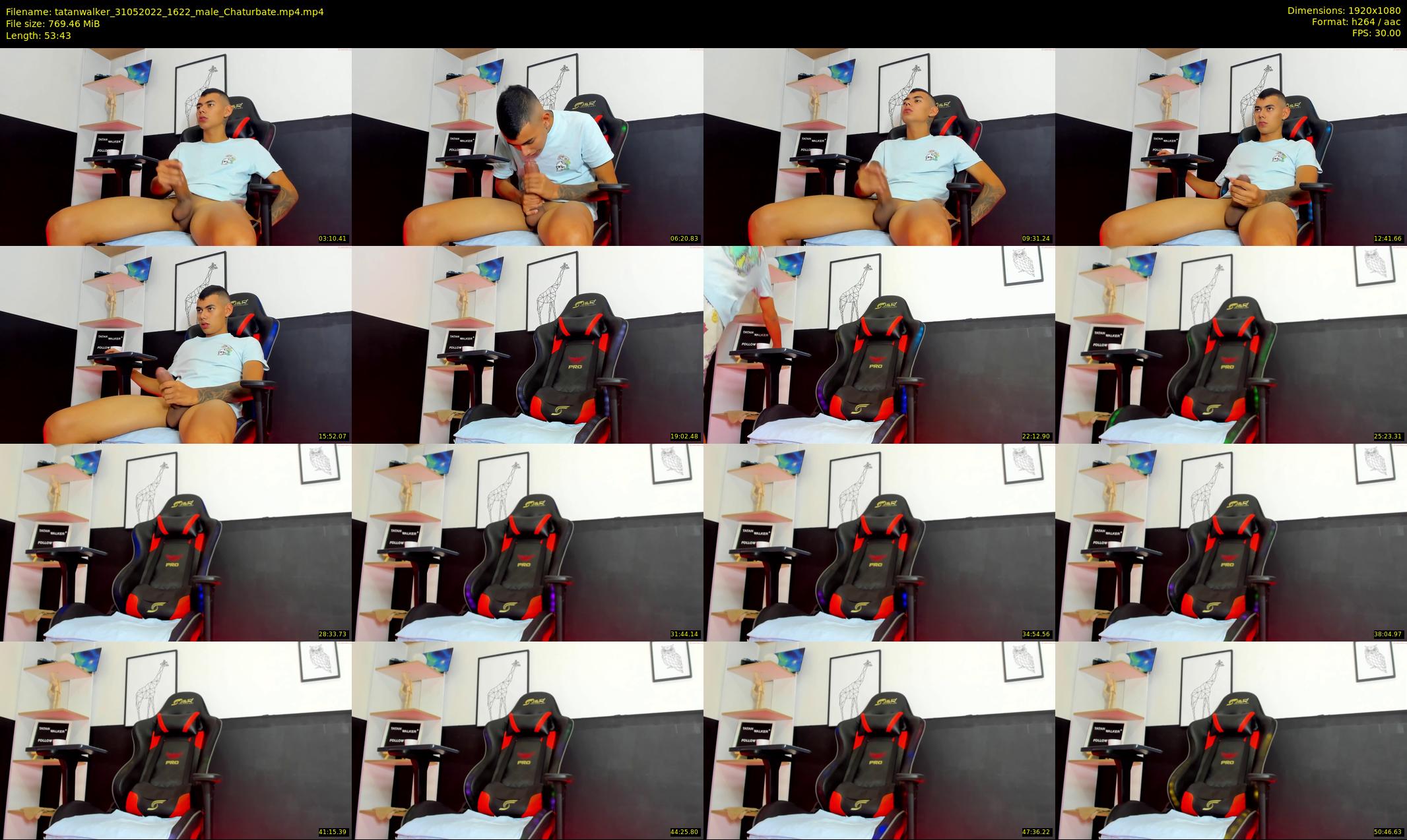 tatanwalker — 54 minute Chaturbate male cam show recording, 1080p, May 31, 2022