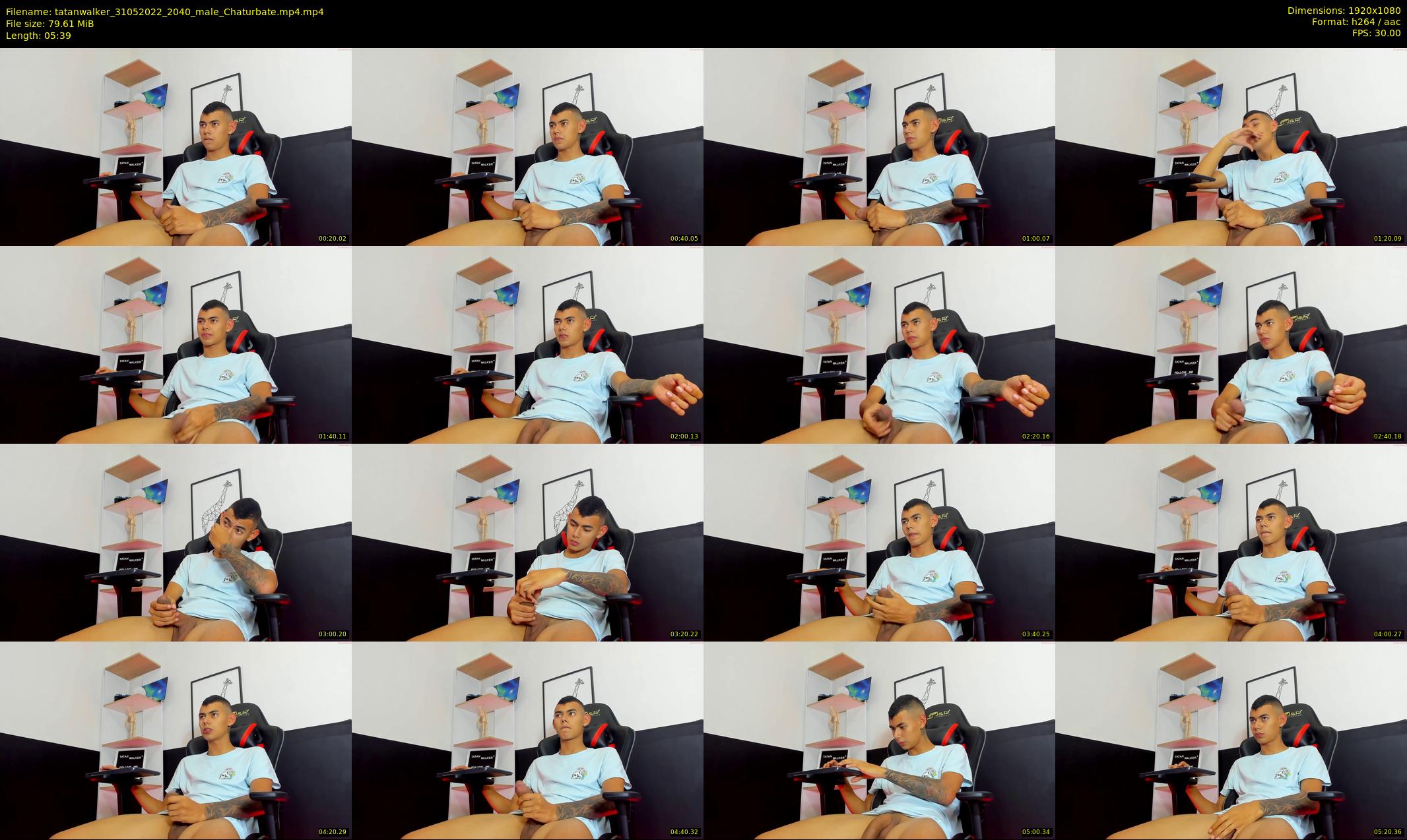 tatanwalker — 6 minute Chaturbate male cam show recording, 1080p, May 31, 2022
