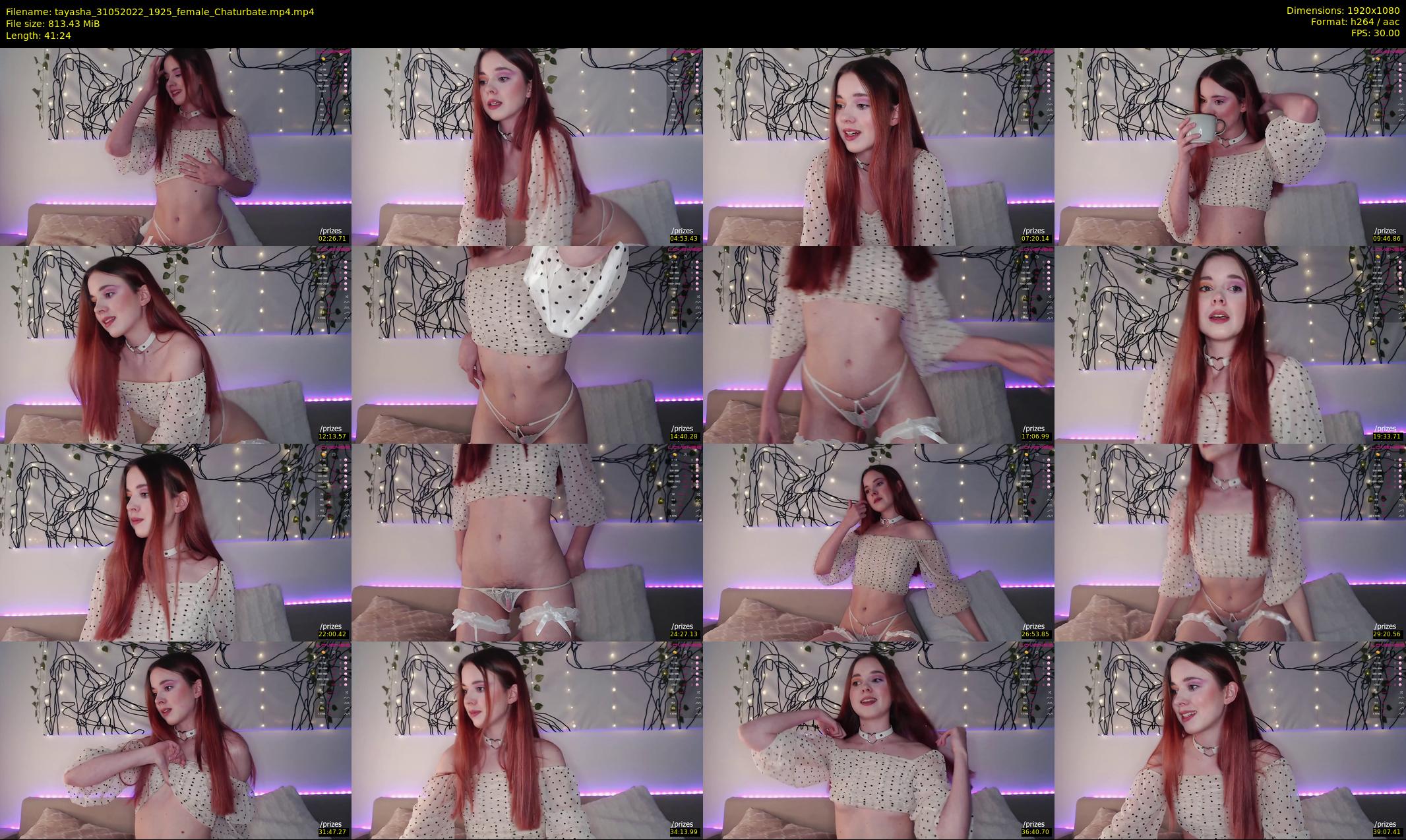 tayasha — 42 minute Chaturbate female cam show recording, 1080p, May 31, 2022