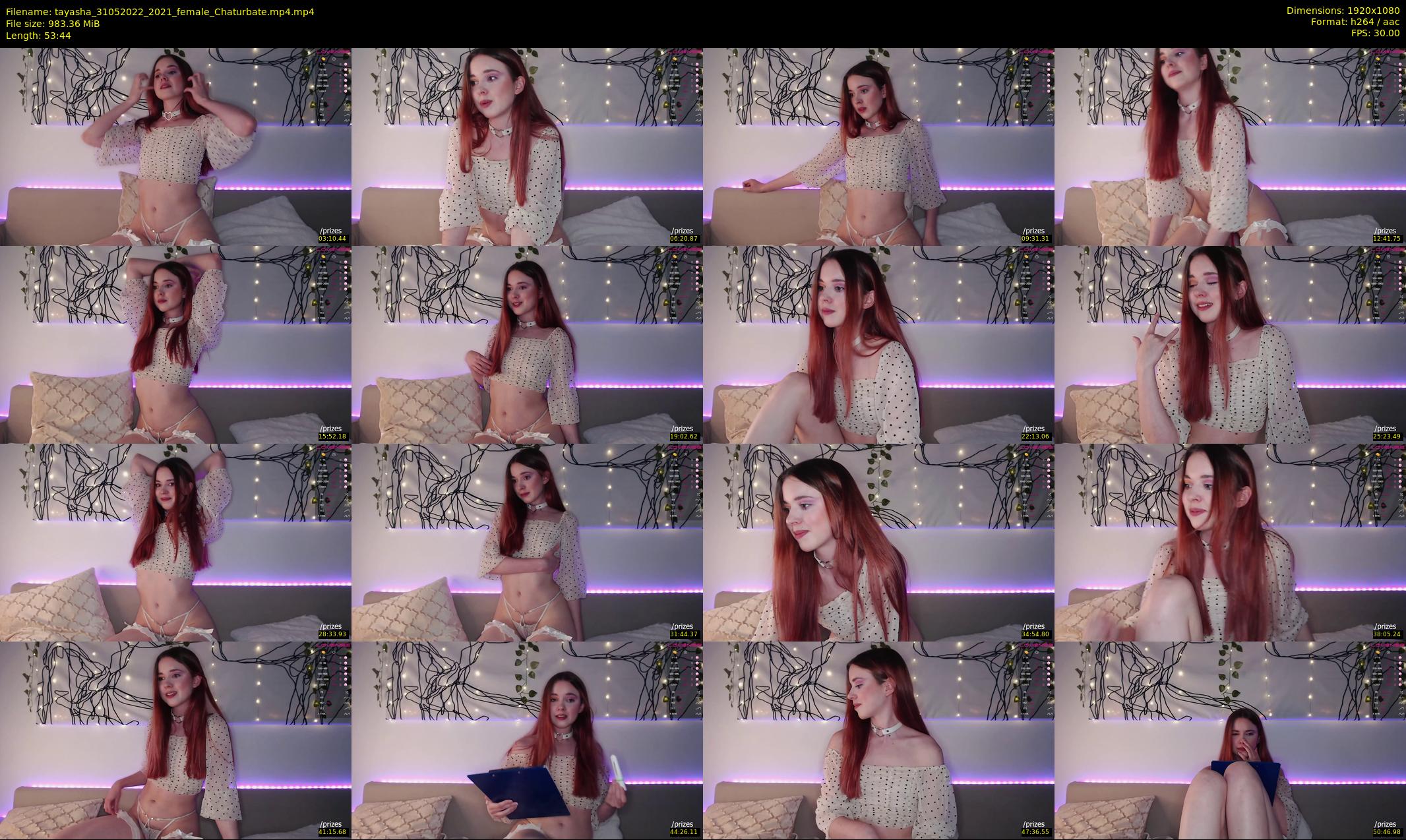 tayasha — 54 minute Chaturbate female cam show recording, 1080p, May 31, 2022
