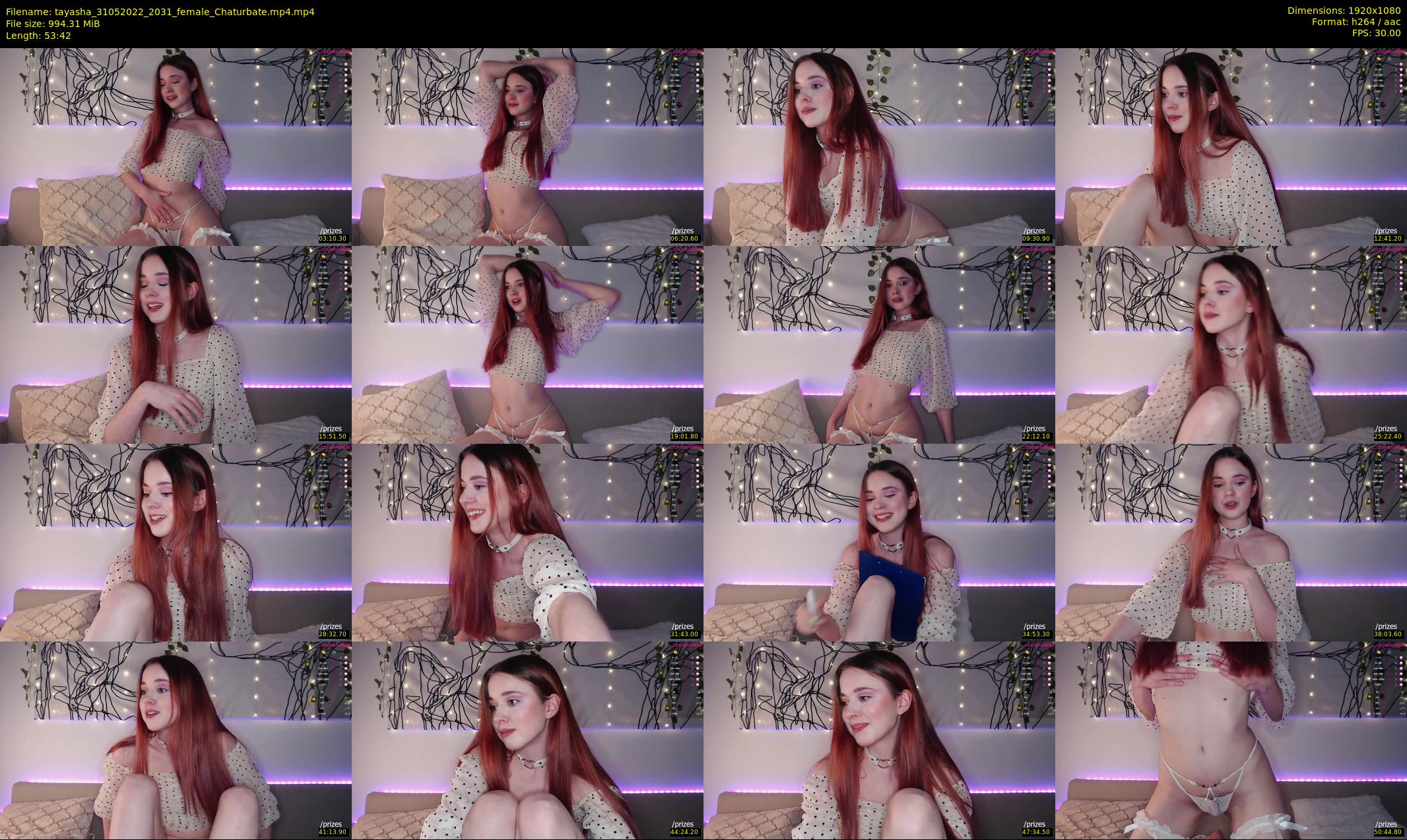 tayasha — 54 minute Chaturbate female cam show recording, 1080p, May 31, 2022