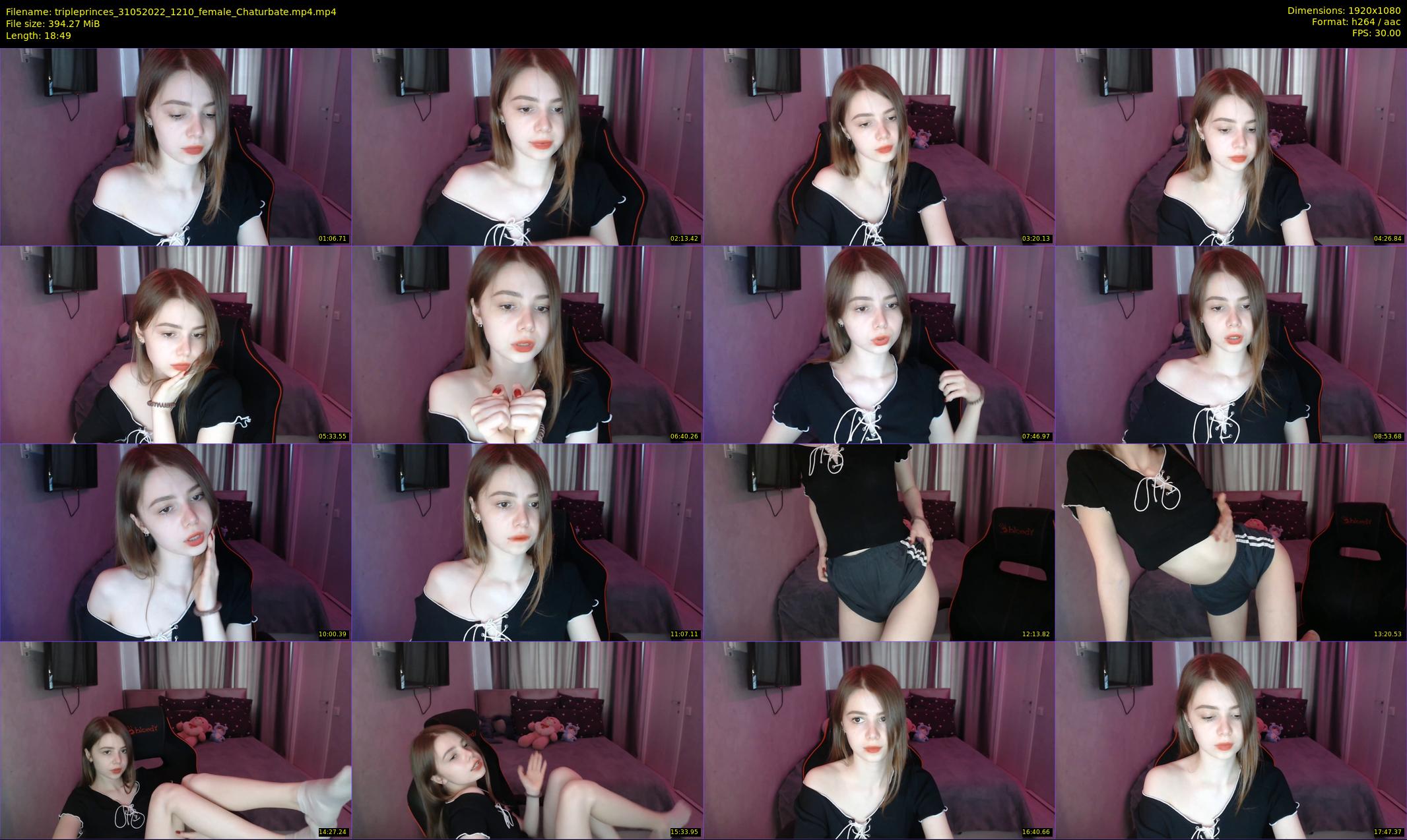 tripleprinces — 19 minute Chaturbate female cam show recording, 1080p, May 31, 2022