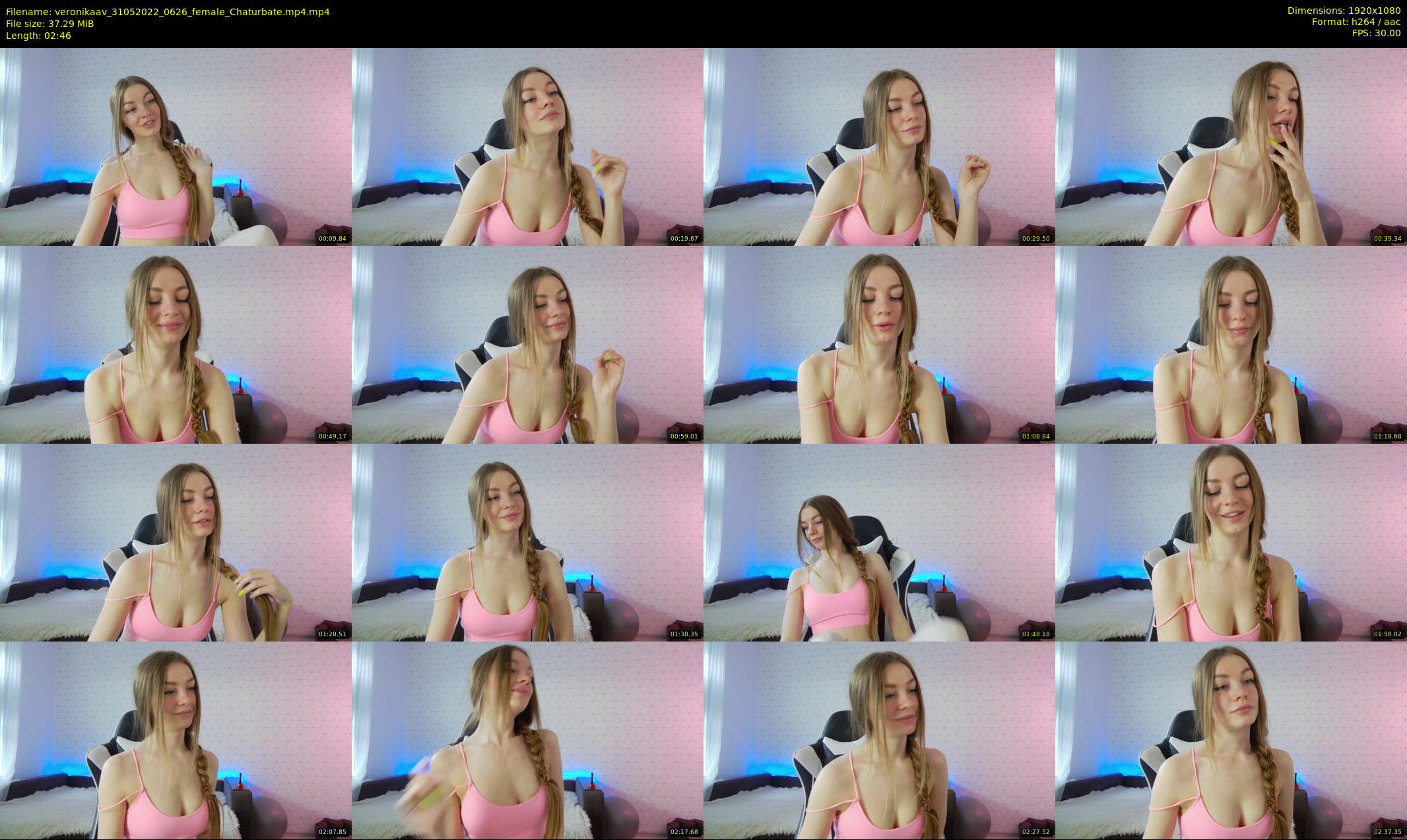 veronikaav — 3 minute Chaturbate female cam show recording, 1080p, May 31, 2022