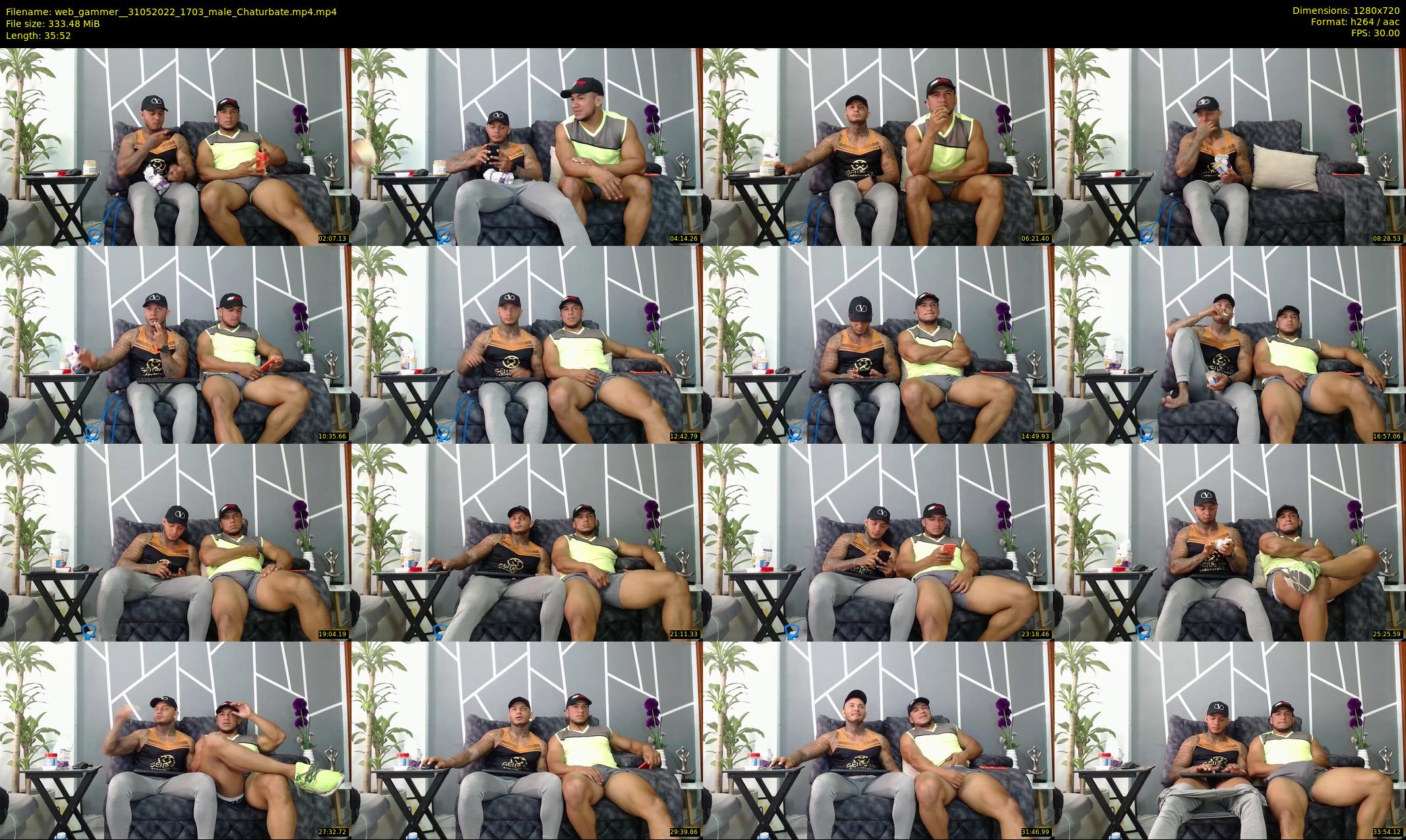 web_gammer_ — 36 minute Chaturbate male cam show recording, 720p, May 31, 2022
