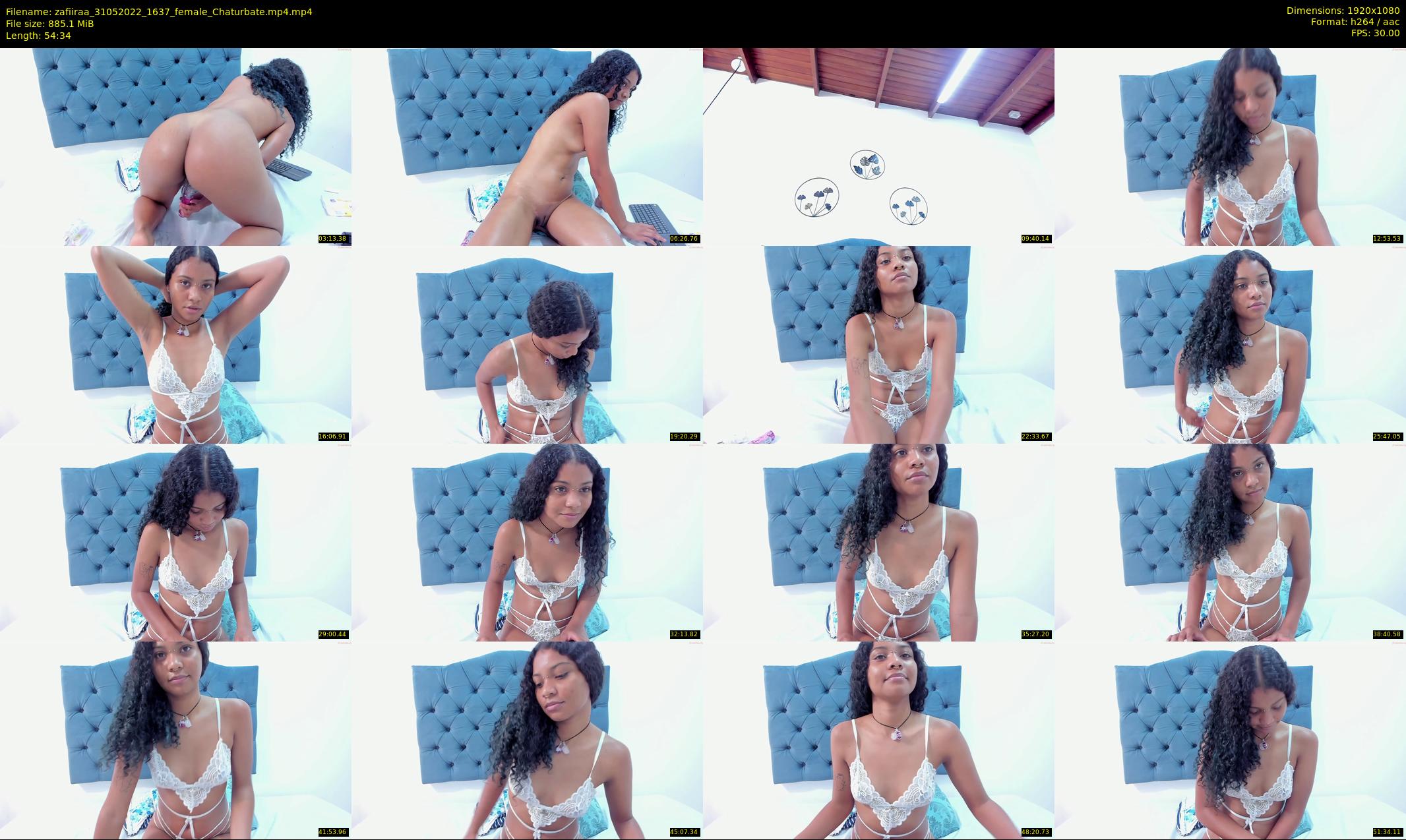 zafiiraa — 55 minute Chaturbate female cam show recording, 1080p, May 31, 2022