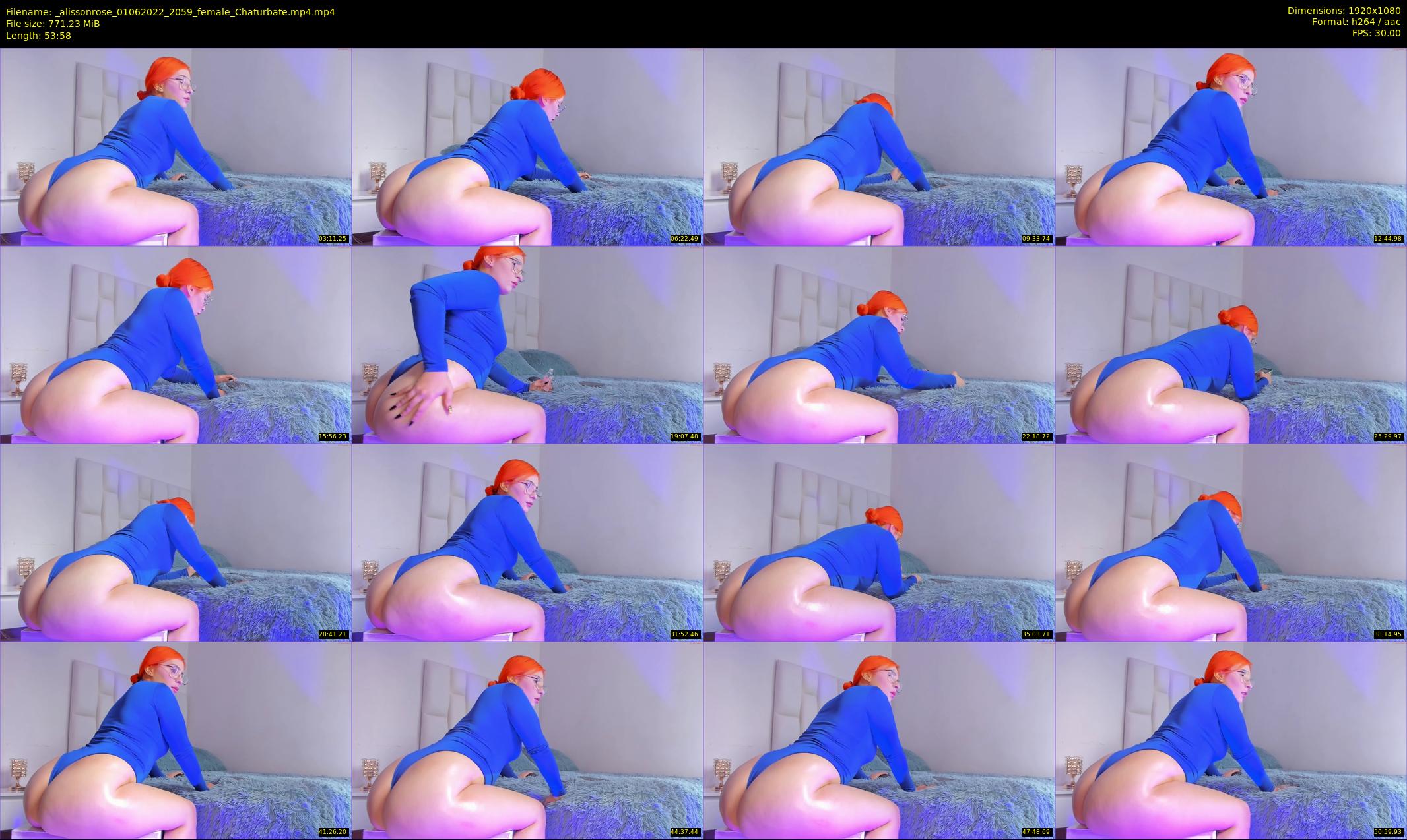 _alissonrose — 54 minute Chaturbate female cam show recording, 1080p, Jun 1, 2022